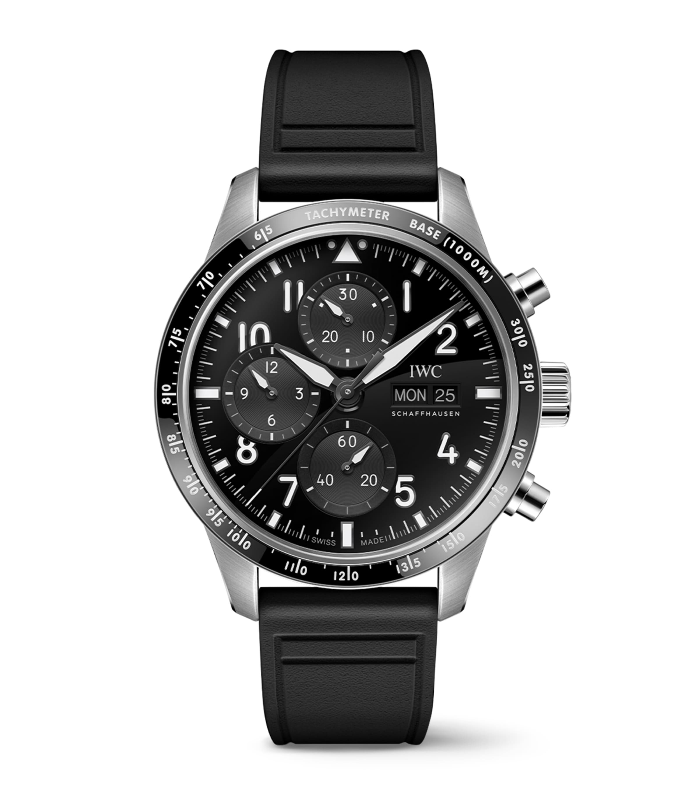 x Mercedes-AMG Titanium Pilot's Performance Chronograph Watch 41mm BLACK Image 1