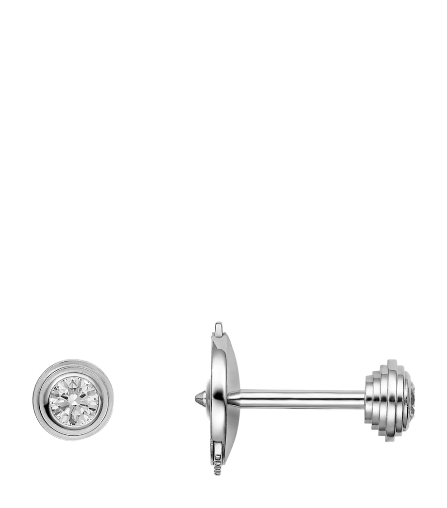 White Gold and Diamond Cartier d'Amour Earrings WHITE GOLD Image 2