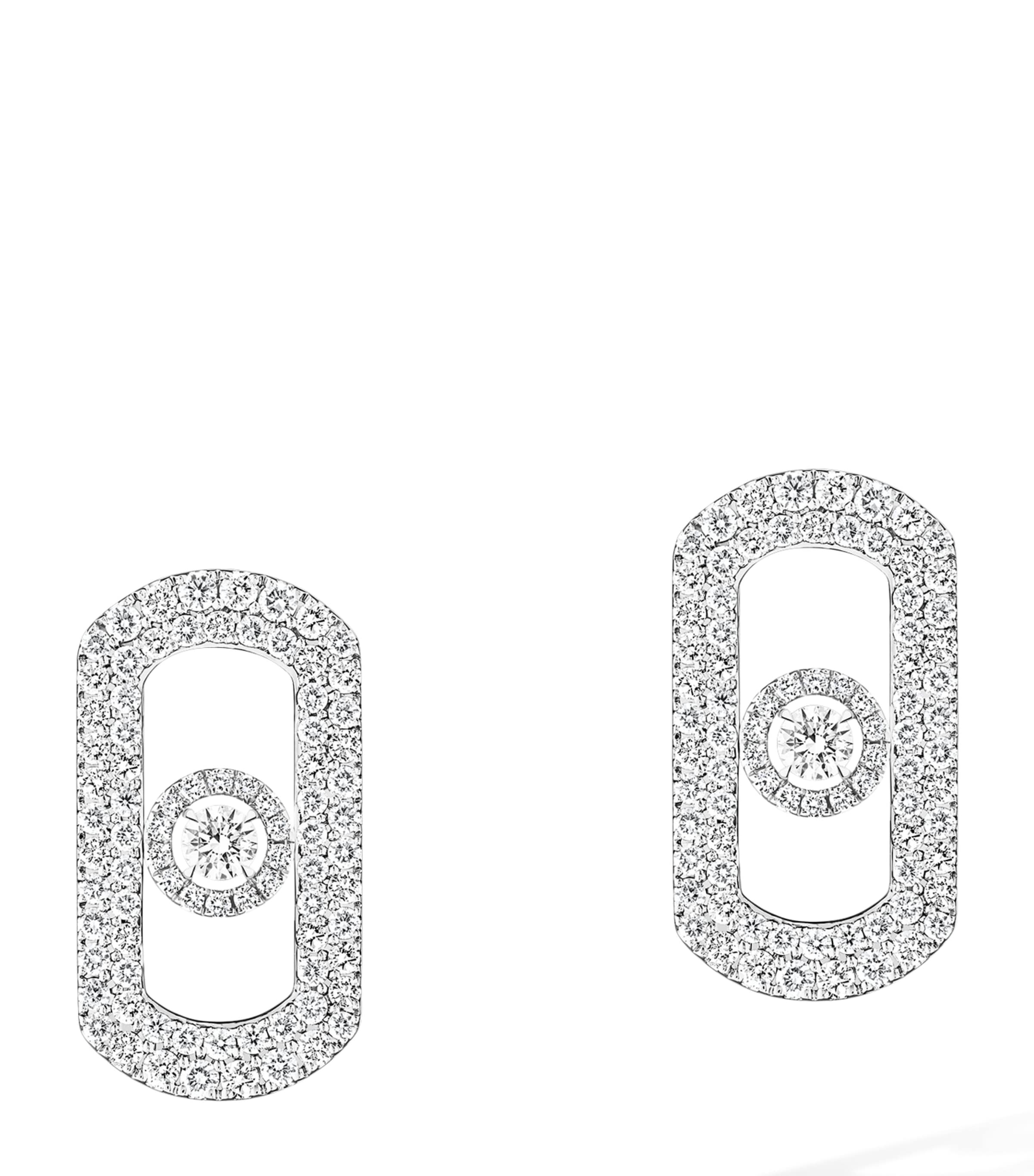 Messika So Move White Gold and Diamond Earrings (1.30ct) White Gold Image 1