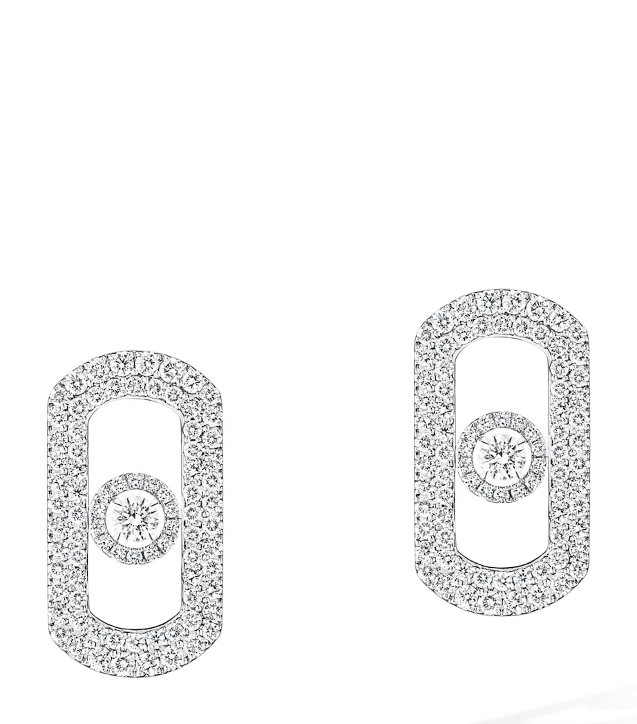 Messika So Move White Gold and Diamond Earrings (1.30ct) White Gold Image 1