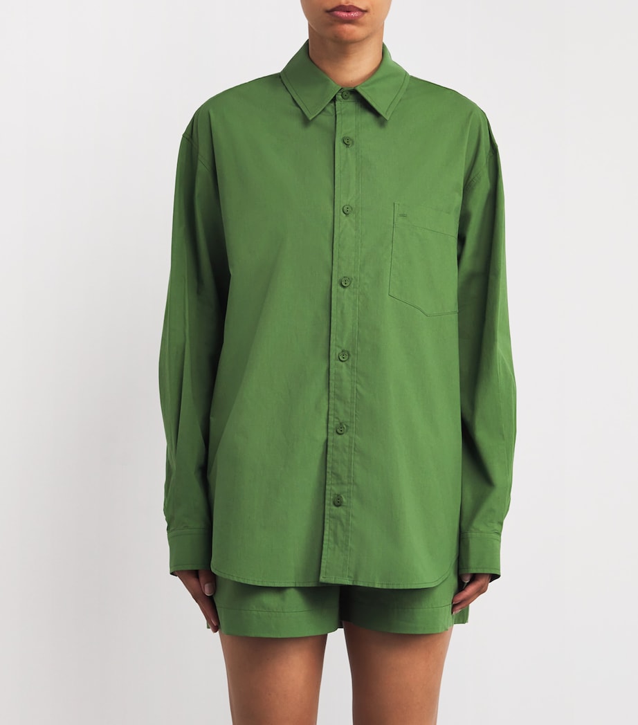 Organic Cotton Oversized Shirt CACTUS Image 3