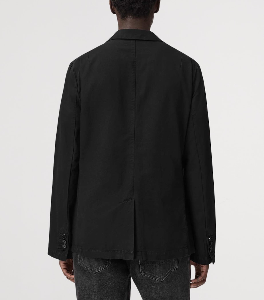 AllSaints Mens Organic Cotton Hanbury Blazer Black Image 5