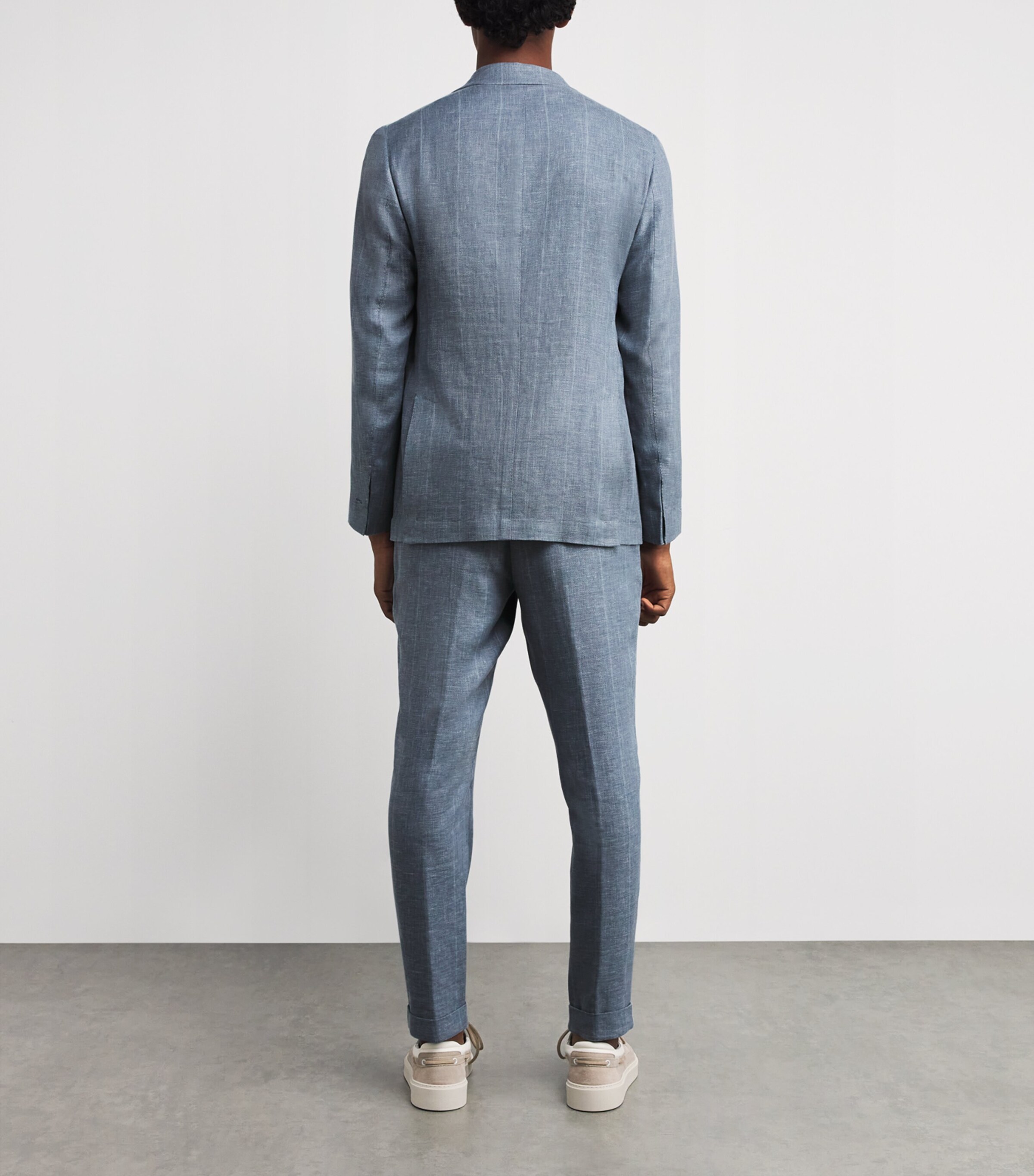 Linen-Wool-Silk Soft Pocket Patch Jacket ZUCCHERO Image 3