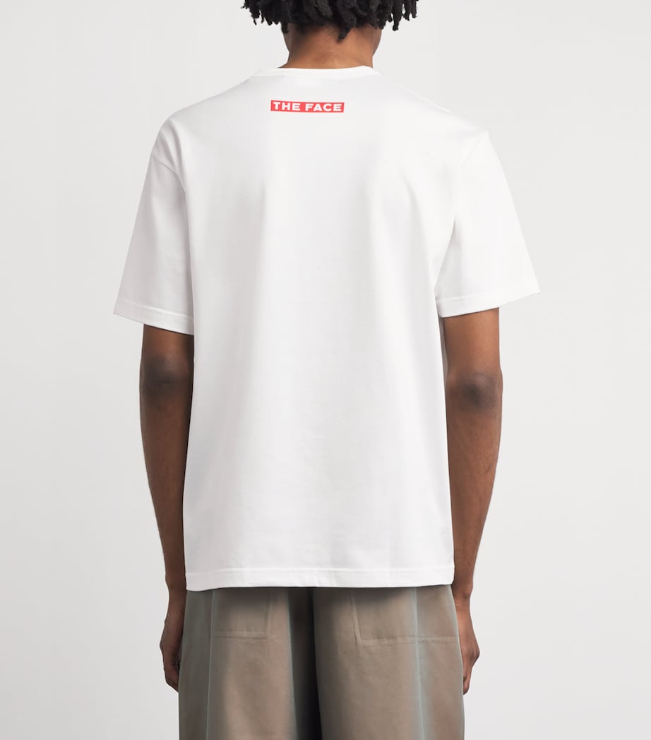 Junya Watanabe MAN Mens Cotton Graphic T-Shirt White Image 5