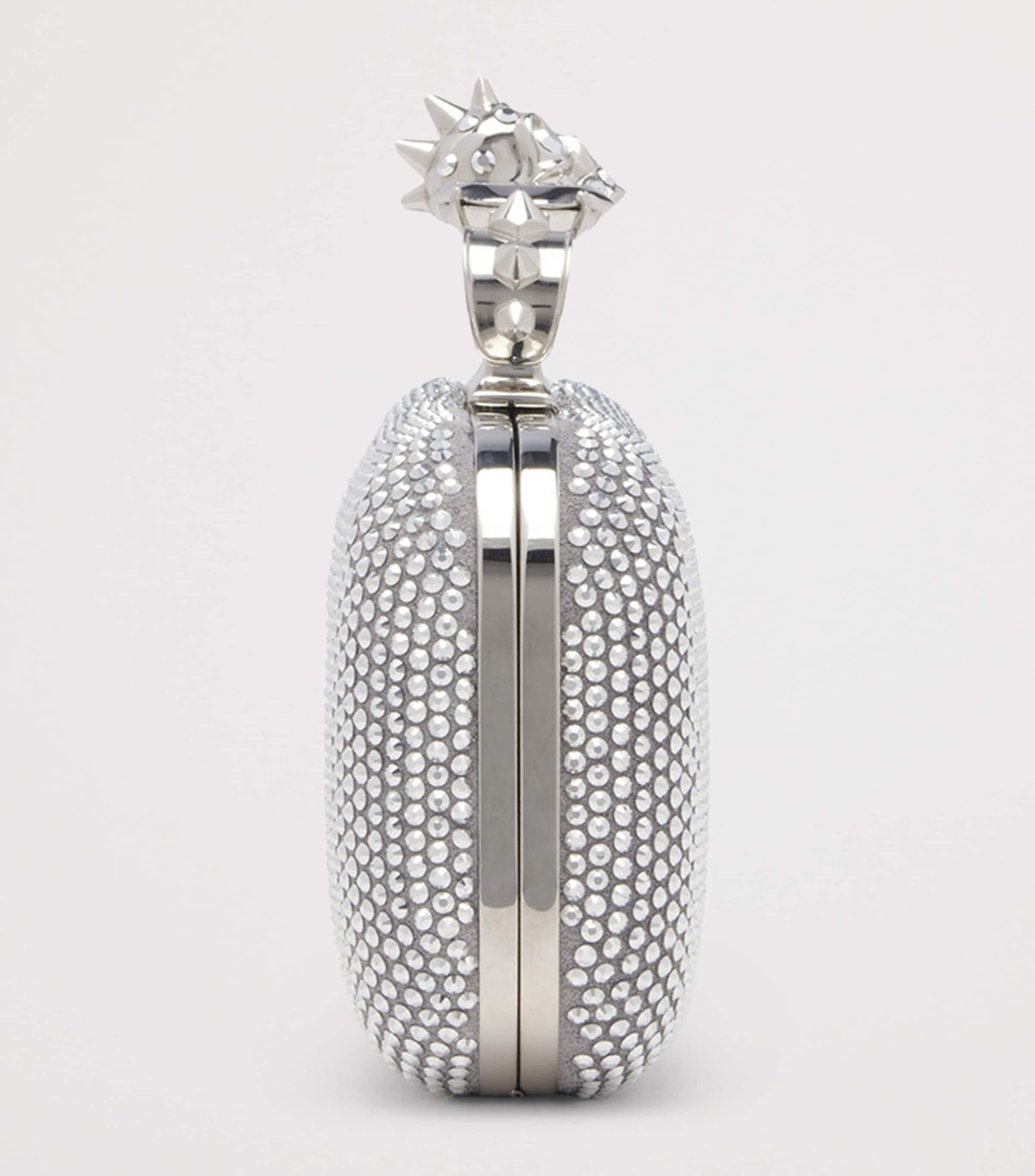McQueen Skull Four-Ring Clutch Bag Image 4