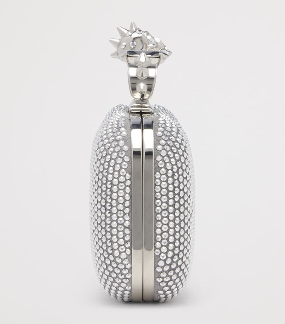 McQueen Skull Four-Ring Clutch Bag Image 4