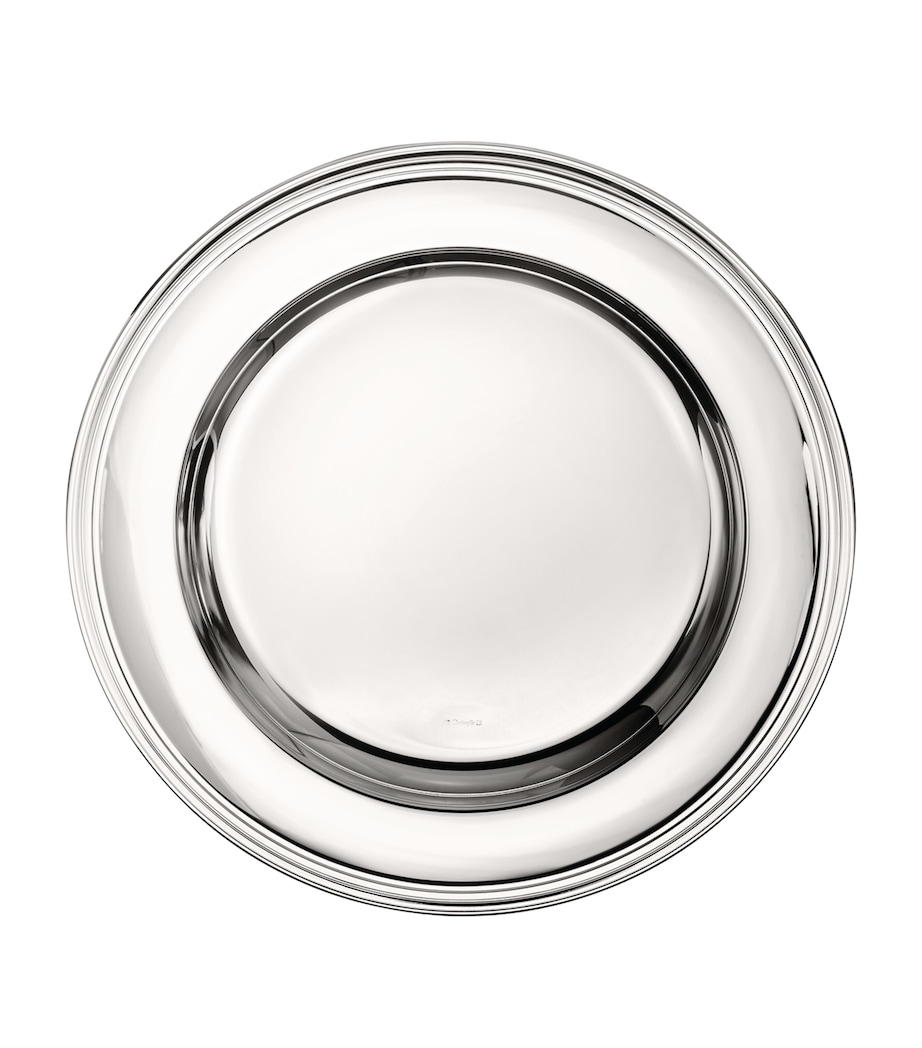 Silver-Plated Albi Round Platter (40cm) SILVER Image 1