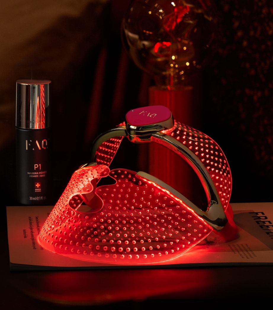 201 Ultra-Lightweight Silicone LED Anti-Ageing Face Mask Treatment NO COLOUR Image 3