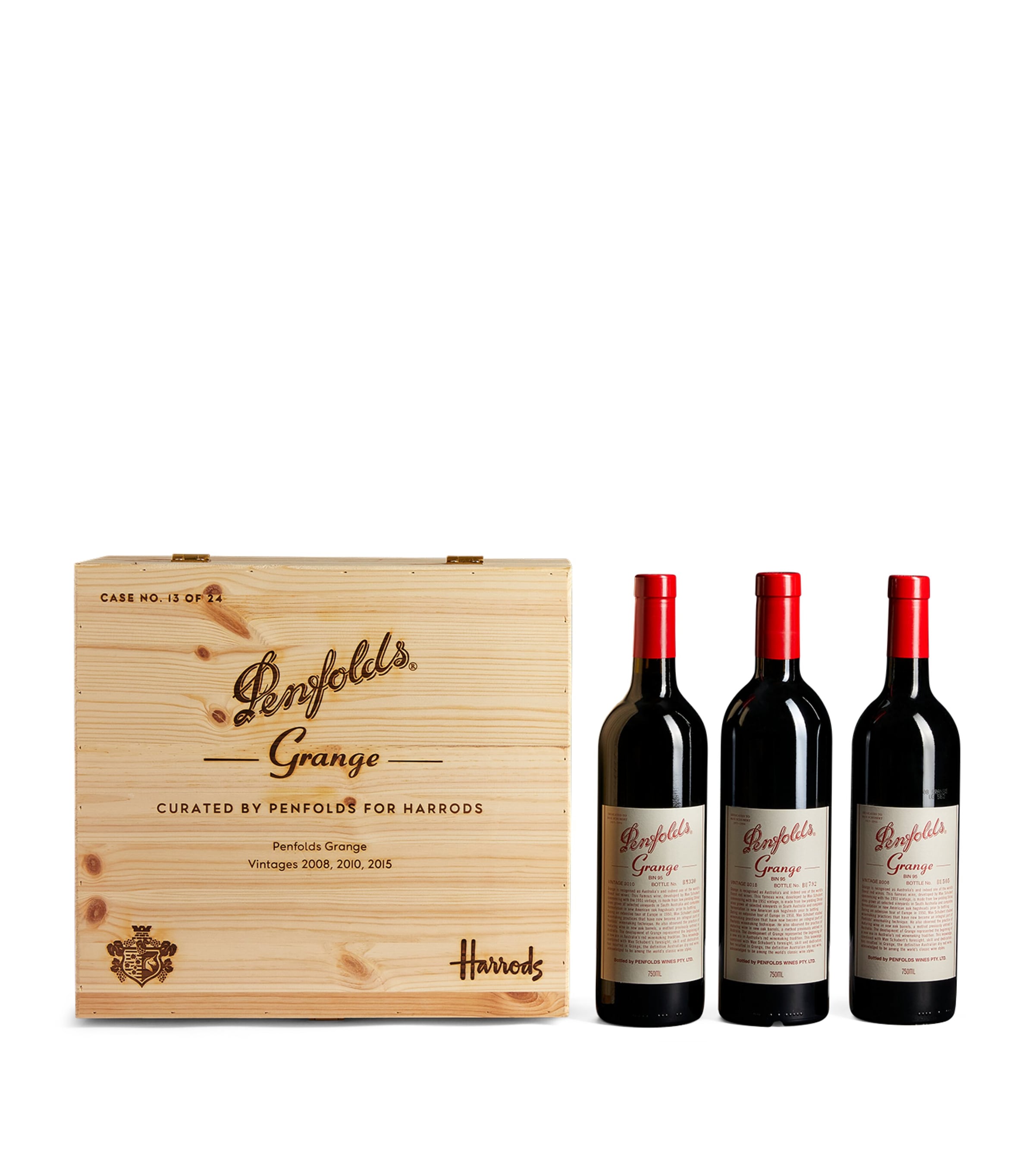 Grange 100 Point Case (3 Bottles) - Barossa Valley, Southern Australia NO COLOUR Image 2