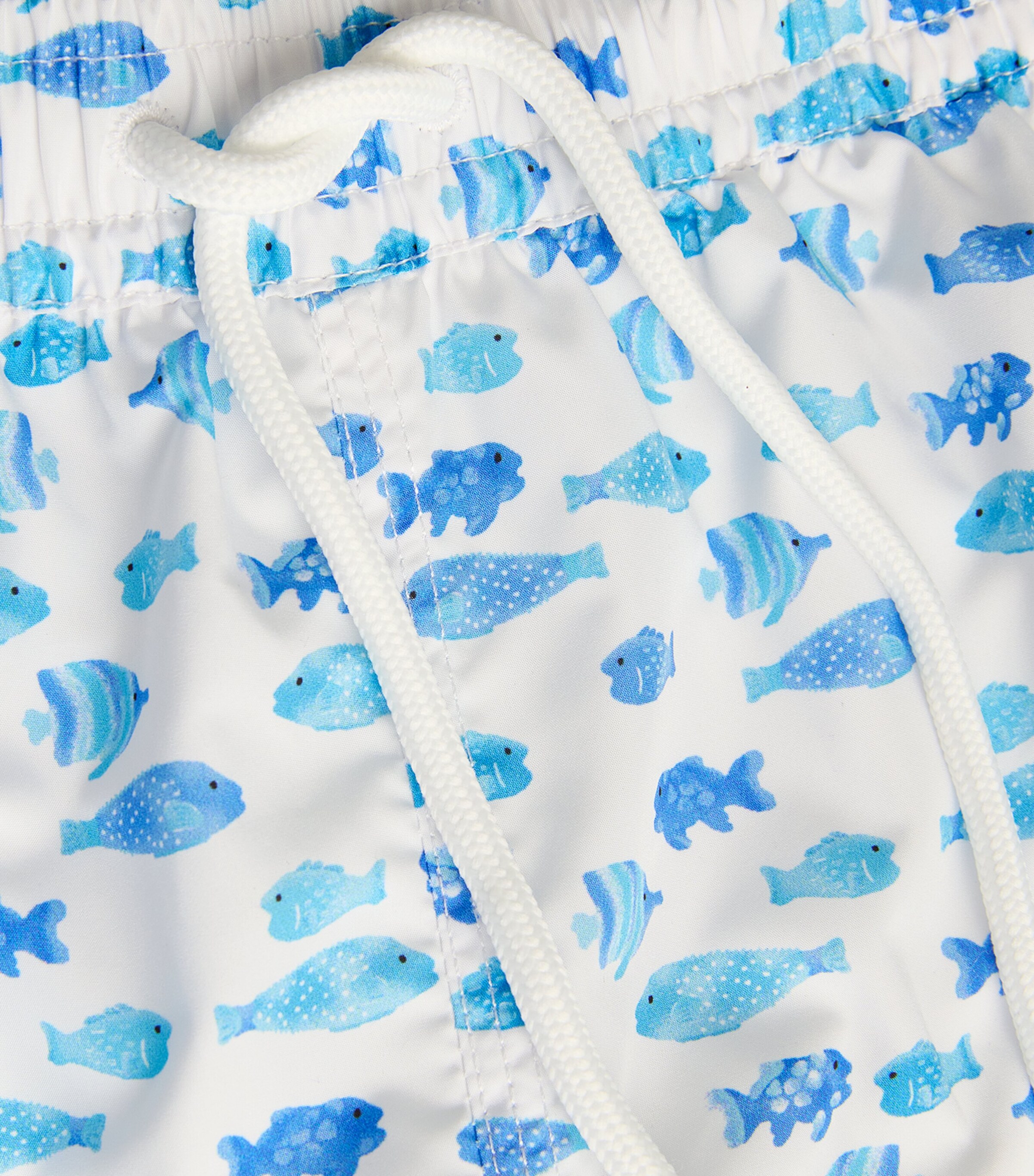 Fedeli Mens Printed Madeira Swim Shorts Blue Image 5