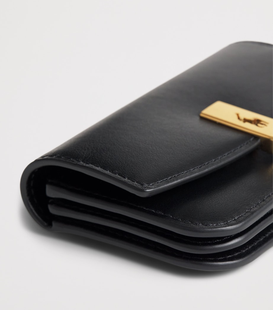 Polo Ralph Lauren Leather Flap ID Card Holder Black Image 4