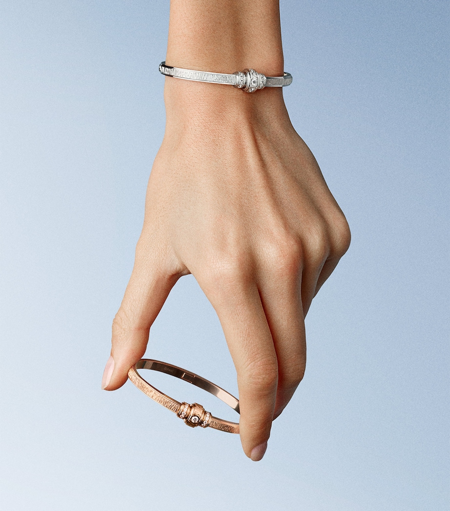 Rose Gold and Diamond Possession Bracelet PINK GOLD Image 4