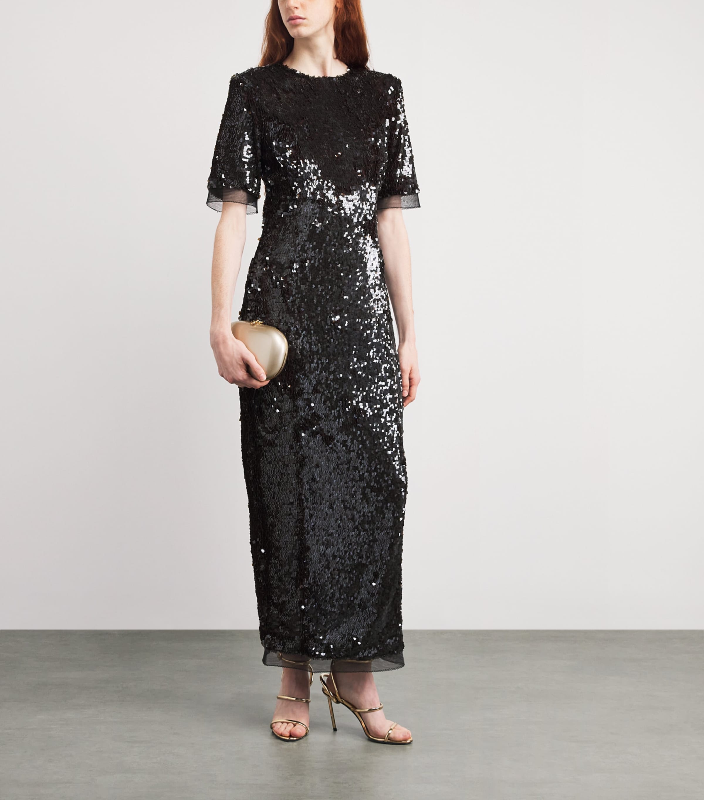 Embellished Kaia Maxi Dress CHOCOLATE Image 2