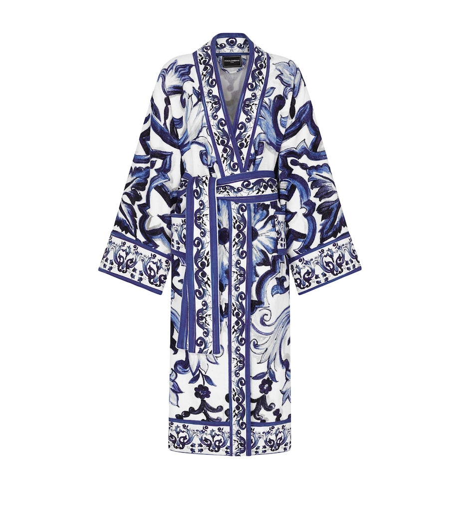 Terry Cotton Blu Mediterraneo Robe UB001 BLU MEDITERRAN Image 1