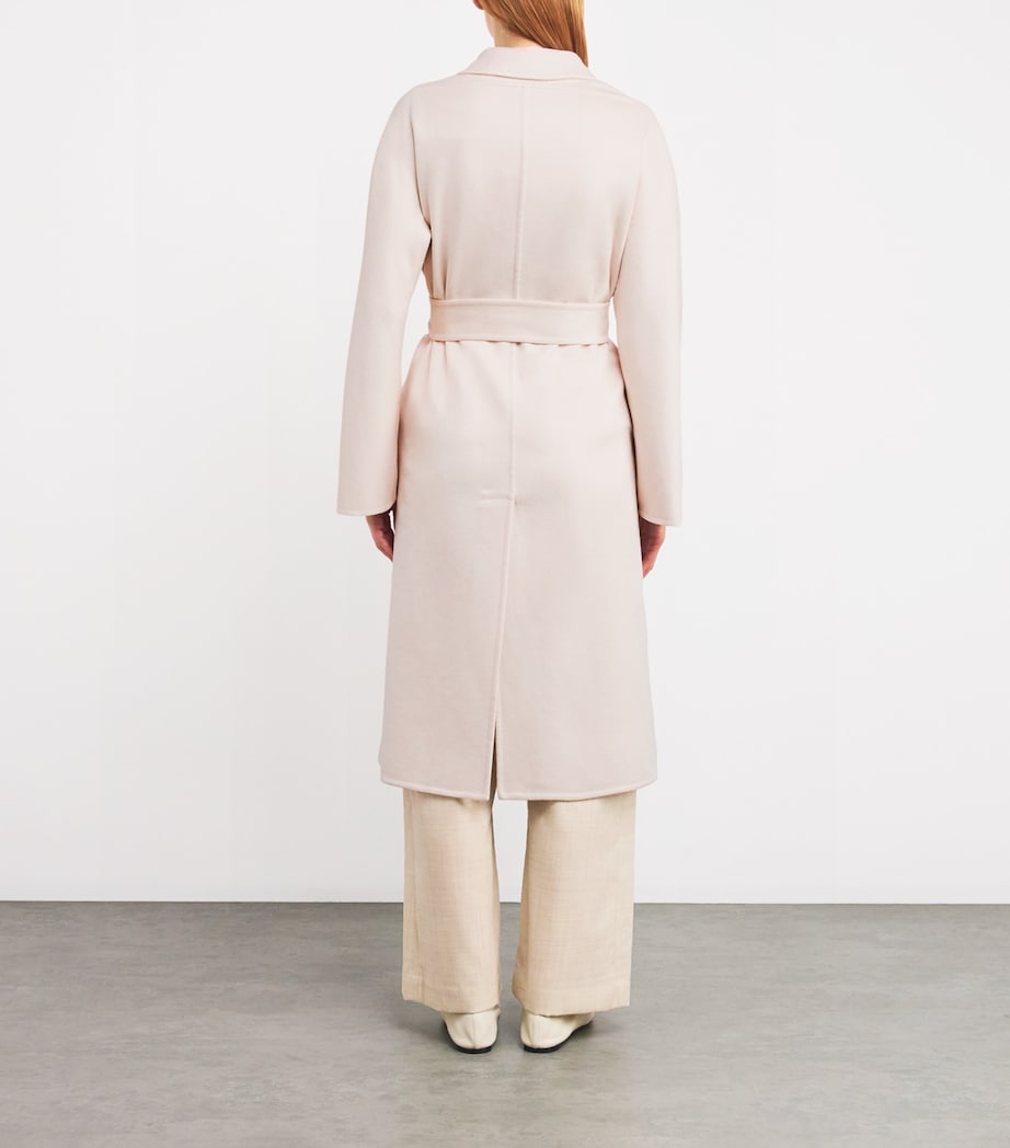 Cashmere Wrap Coat ROSE Image 4