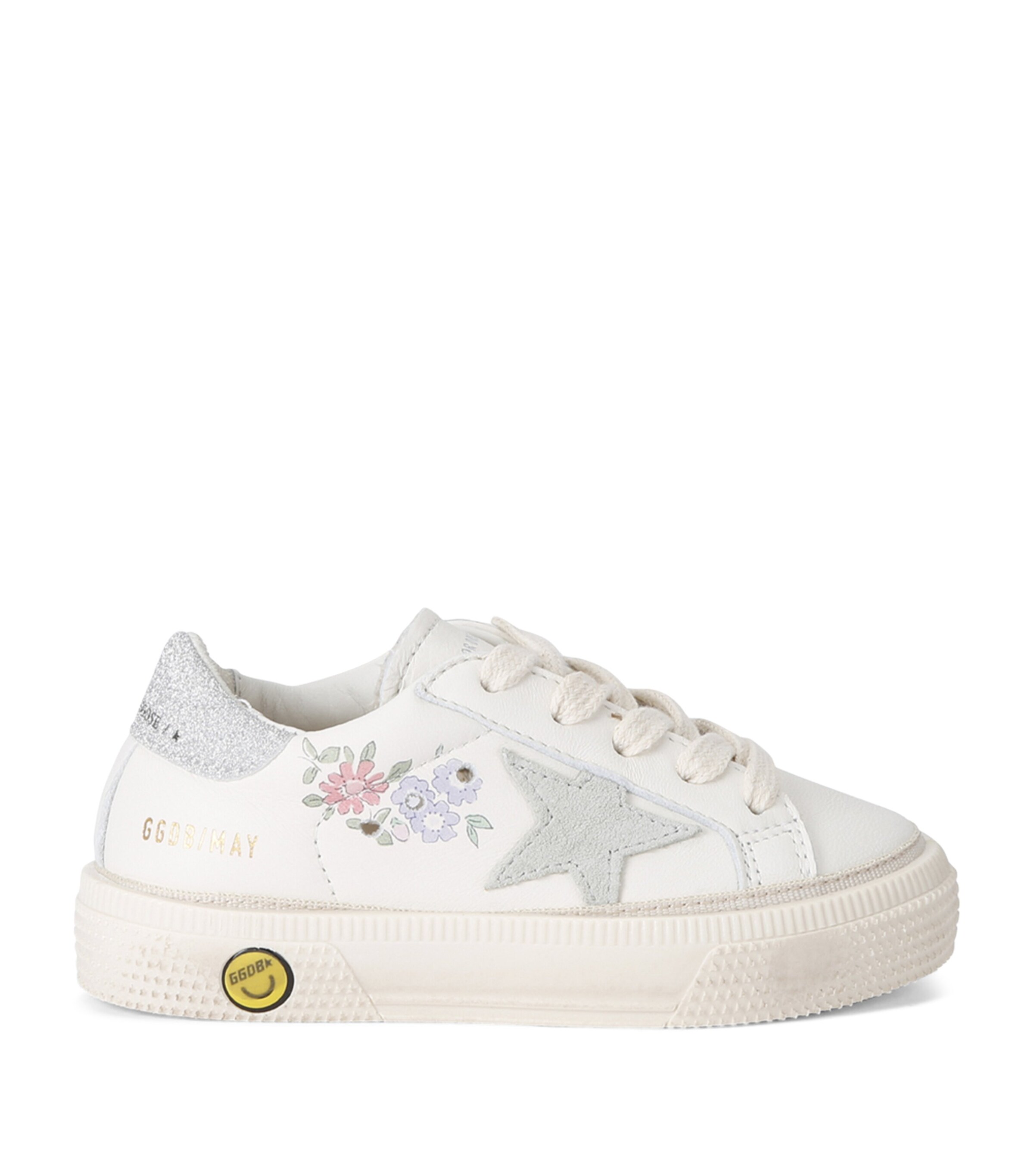 Golden Goose Leather May Sneakers White/comb Image 1