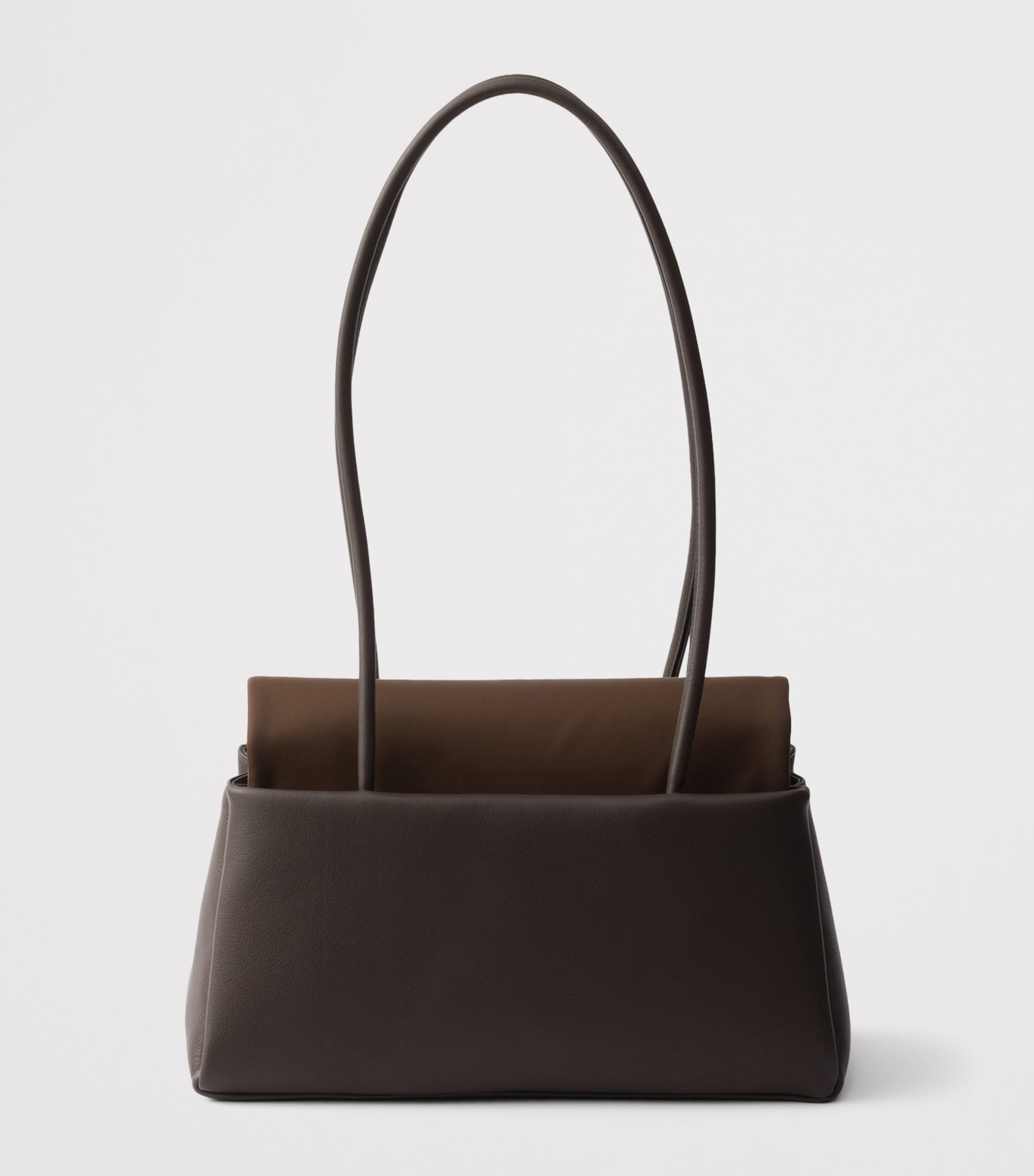 Prada Medium Leather Passage Top-Handle Bag Brown Image 6