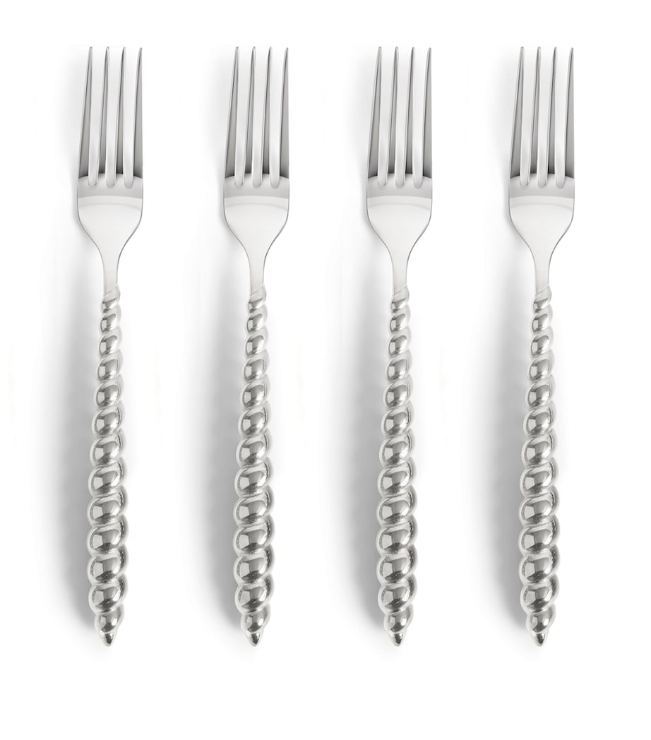 L'Objet x Jessica McCormack Stainless Steel Luncheon Forks (Set of 4 ...