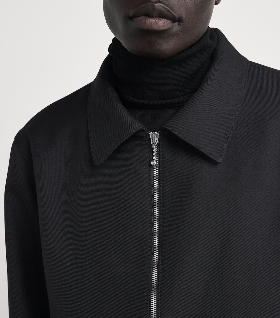 Wool-Blend Jacket BLACK Image 6