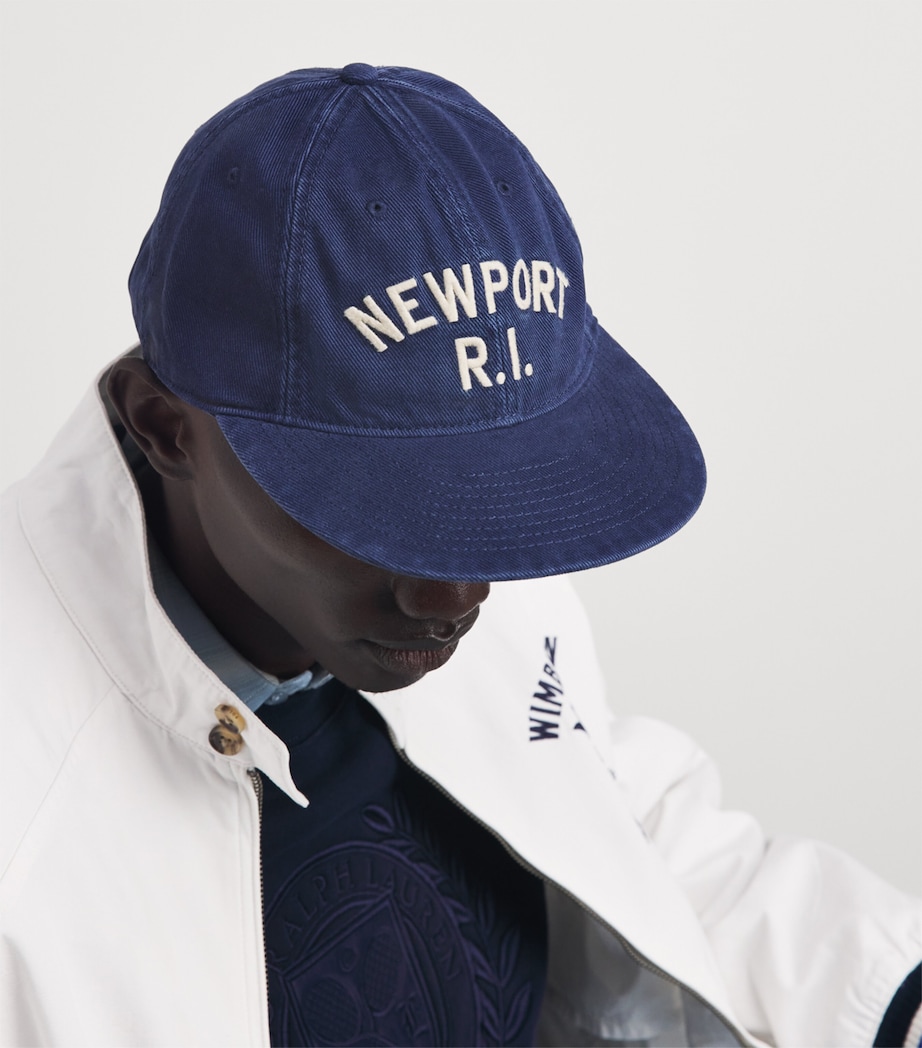 Polo Ralph Lauren Cotton Newport Baseball Cap Newport Navy Image 2