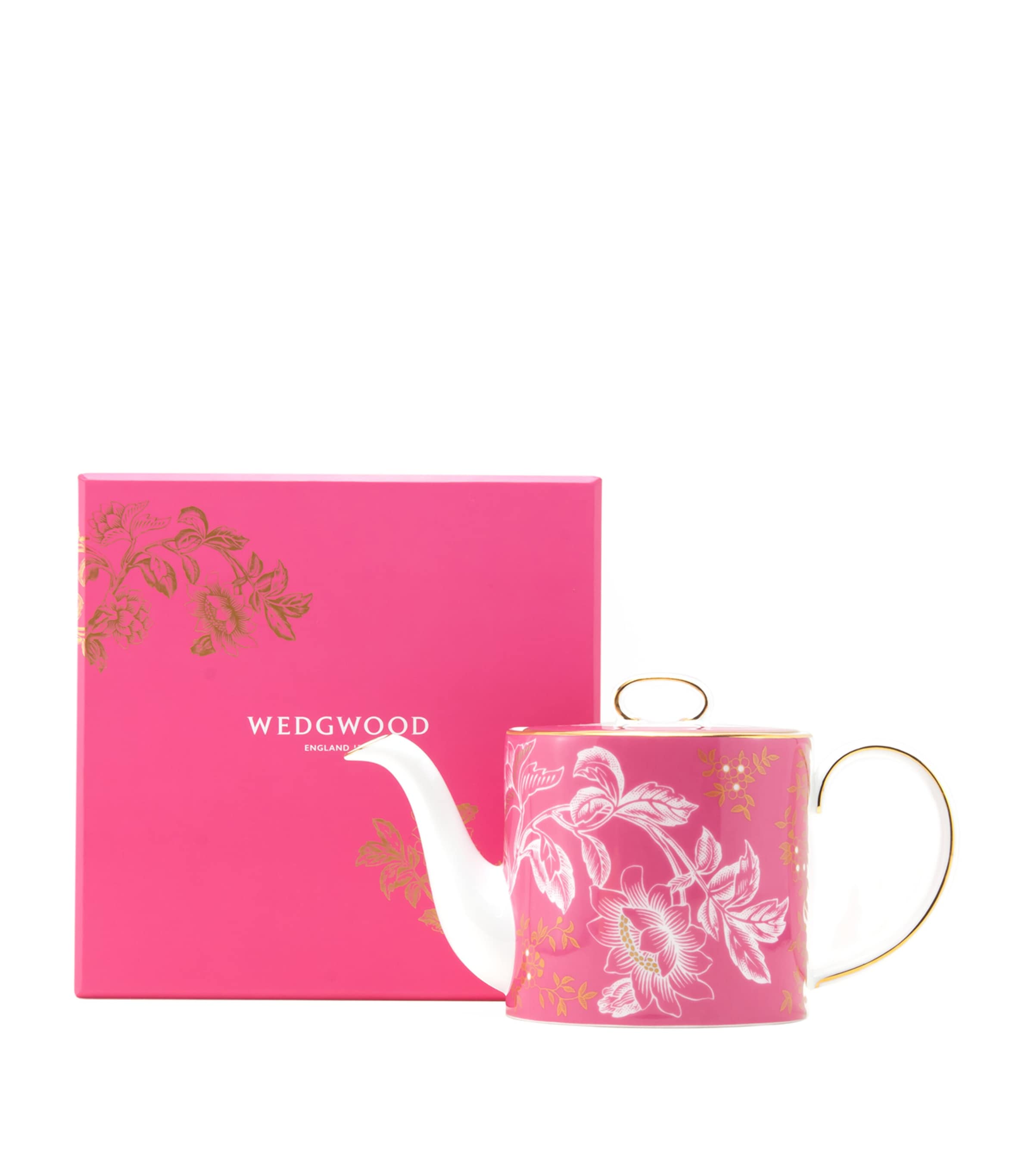 Wedgwood Wonderlust Pink Tonquin Teapot (500ml) Pink Image 7