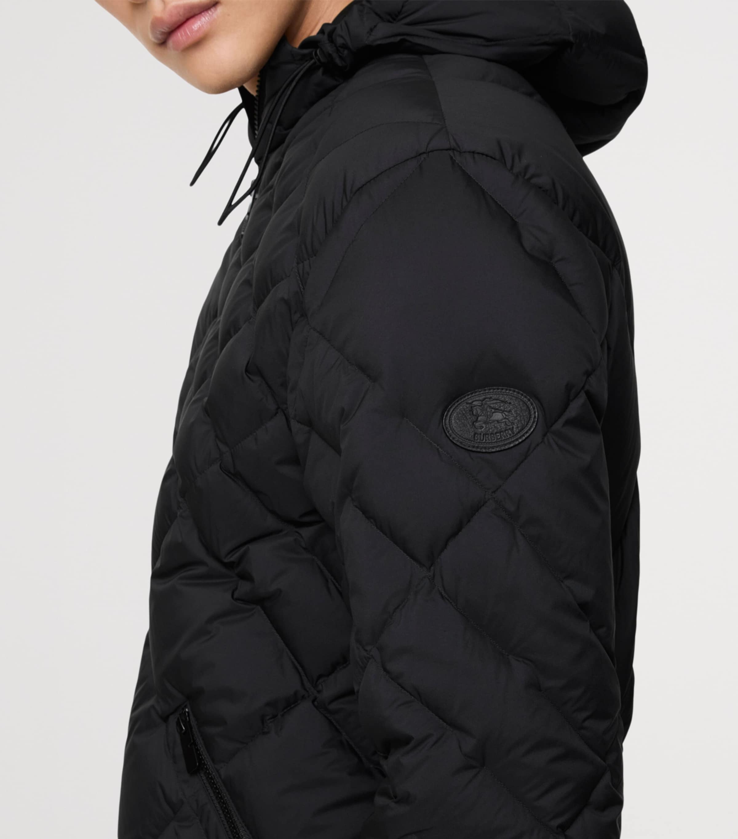 Check Doversgreen Puffer Jacket BLACK Image 5