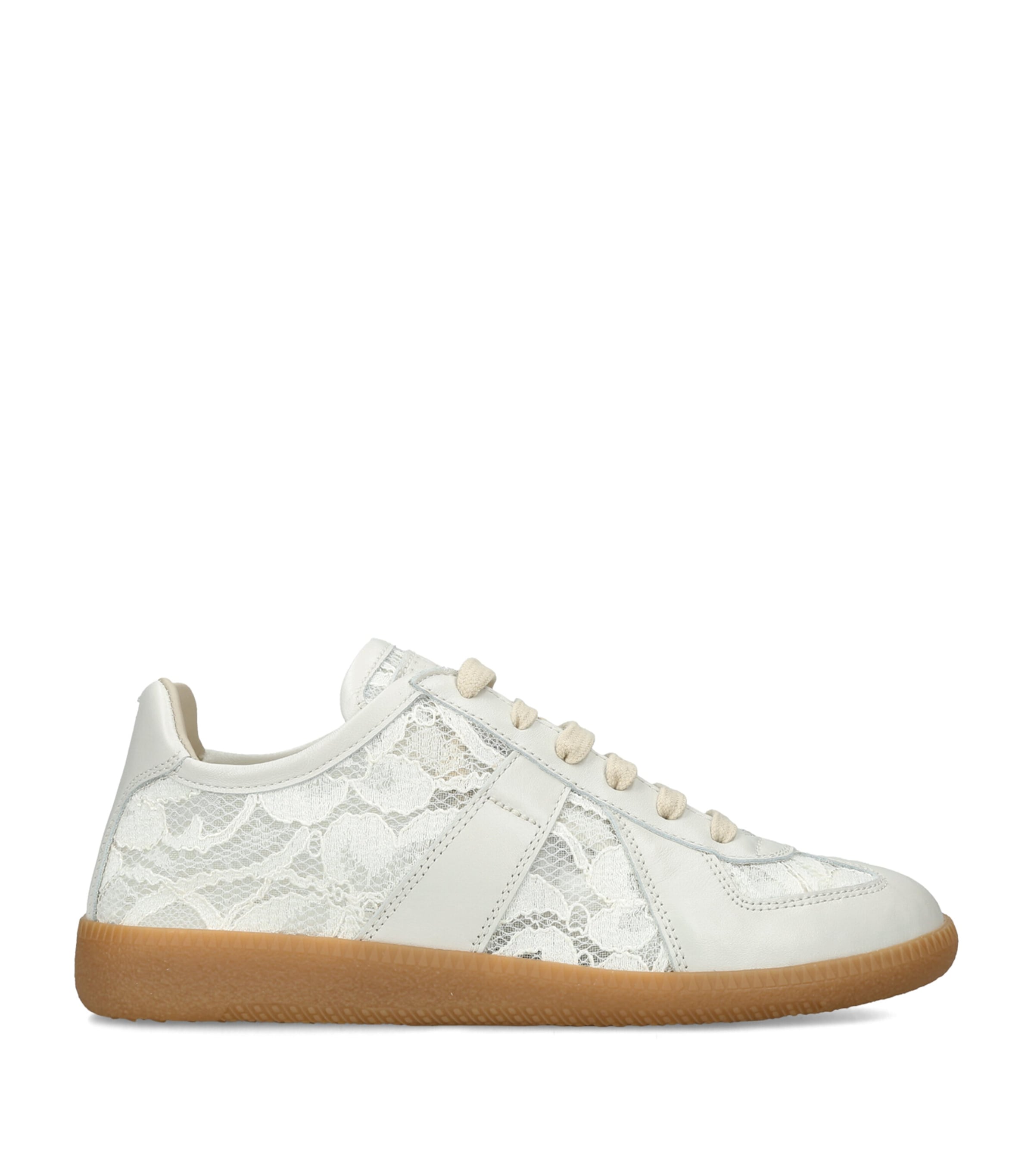 Maison Margiela Lace Replica Sneakers White Image 1