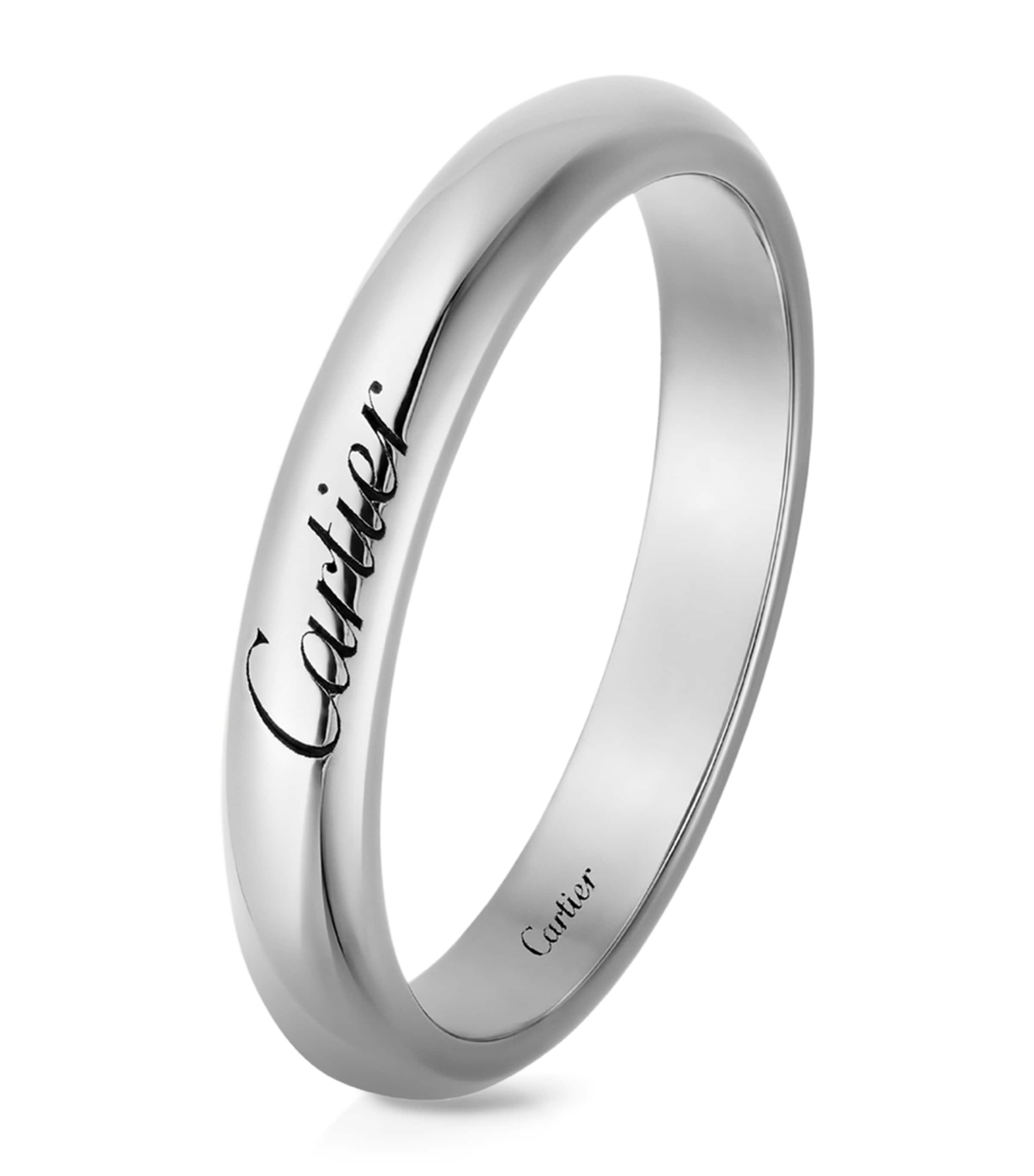 Cartier Platinum C de Cartier Wedding Band (3mm) Platinum Image 1