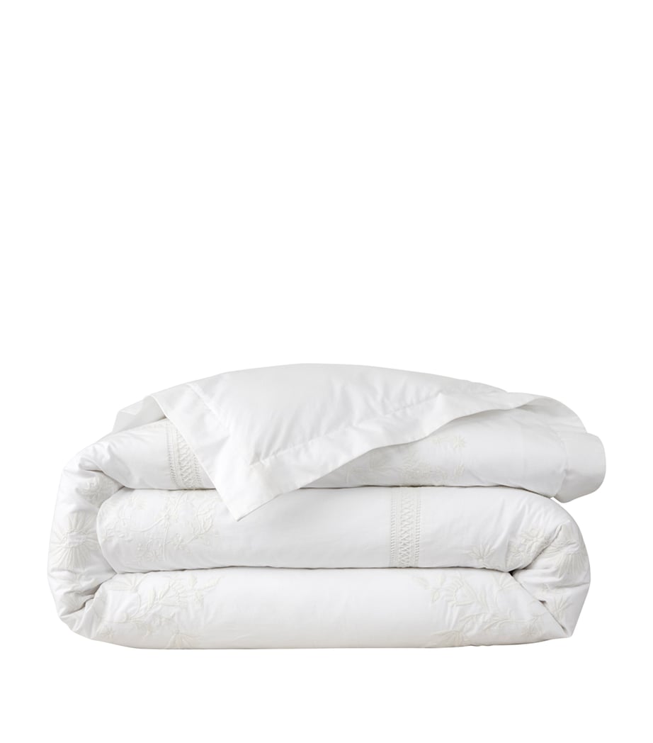 Ralph Lauren Home Meadow Lane Double Duvet Cover (200cm x 200cm) White Image 1