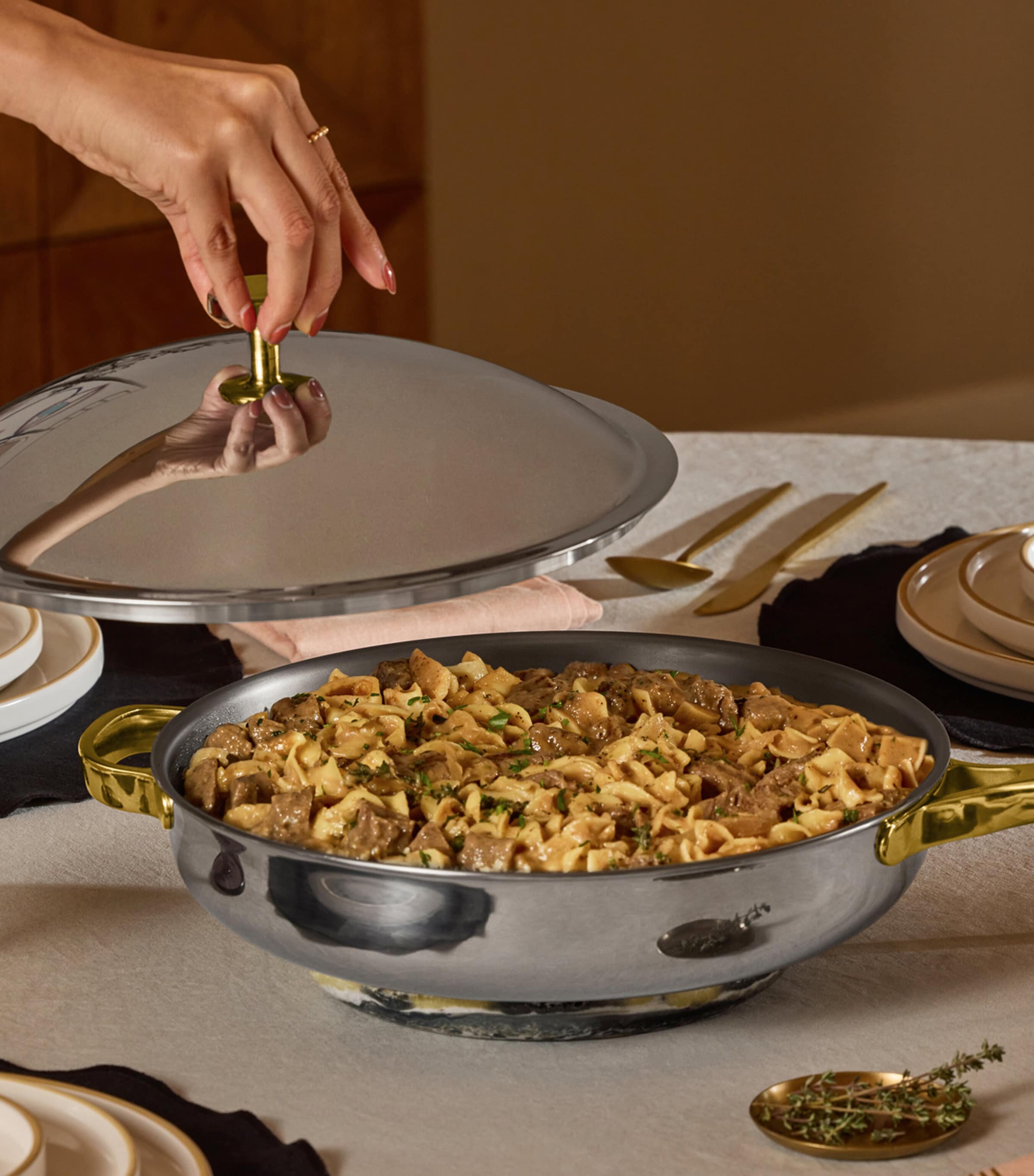 OUR PLACE Titanium Always Pan Pro (30cm) Gold Image 6