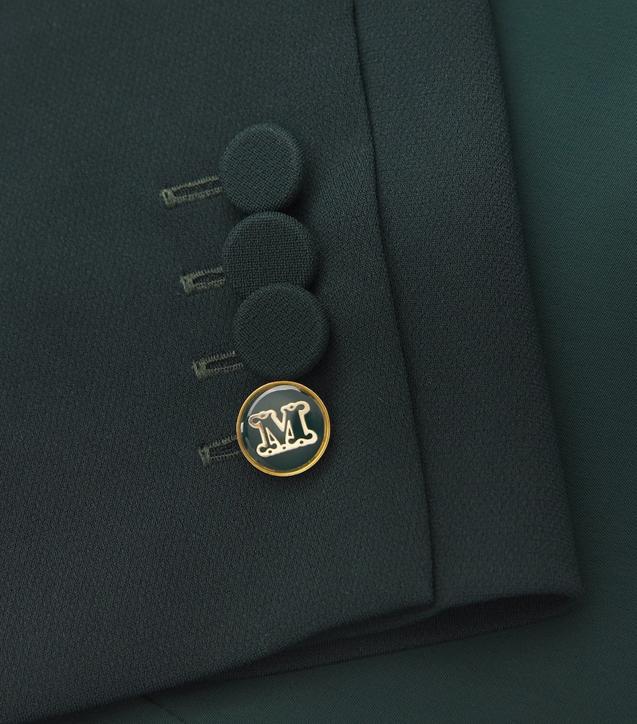 Asymmetric Blazer DARK GREEN Image 5