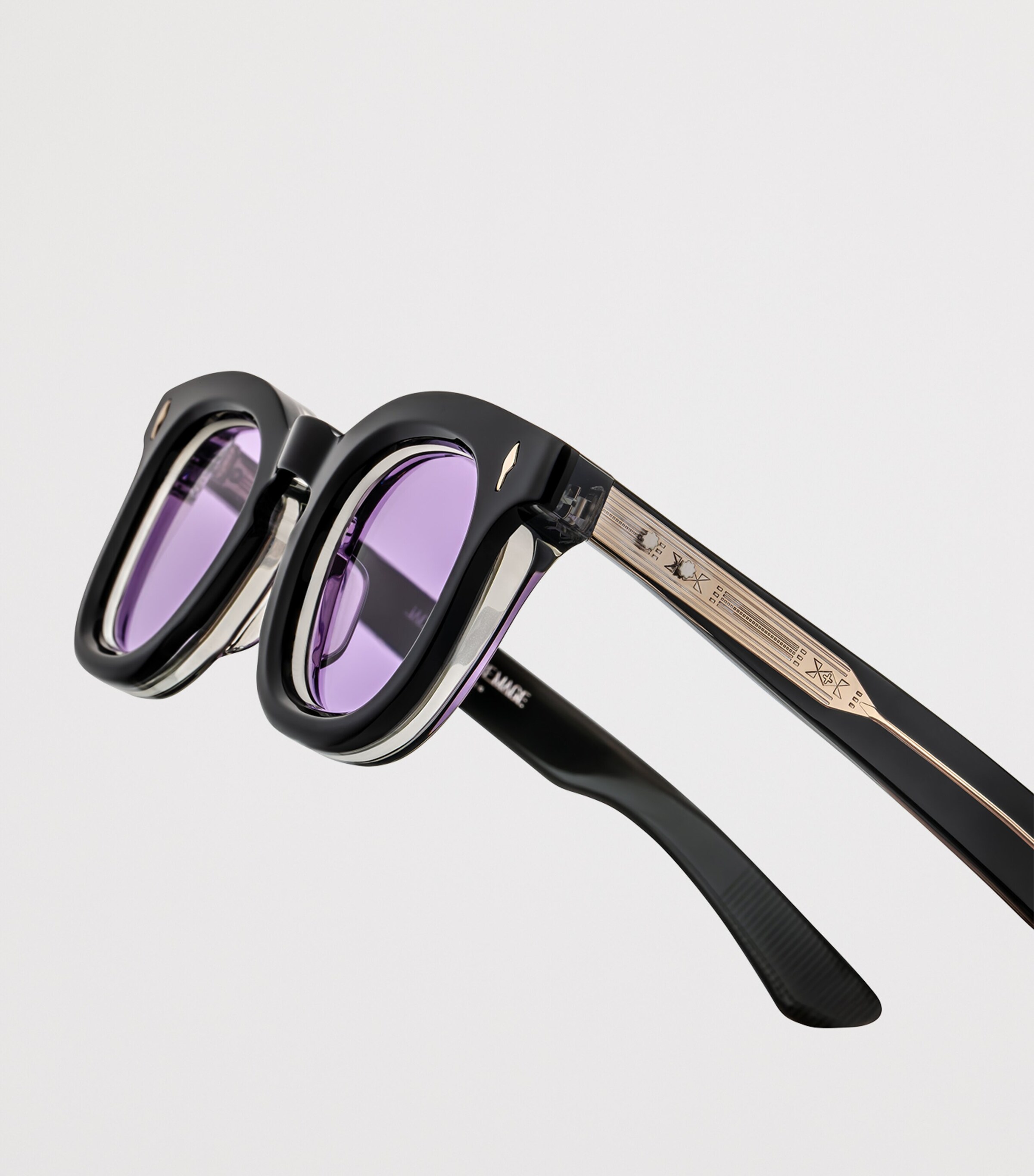 rapp eyewear Big Harv ブラックメガネ Jacques Marie Mage Purple Acetate Devaux Sunglasses | Harrods UK