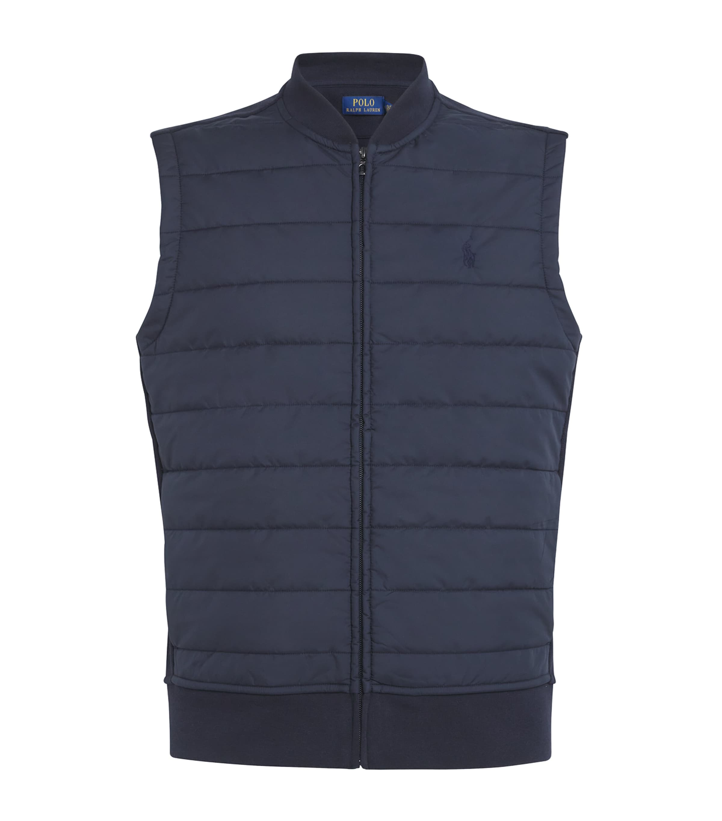 Polo Ralph Lauren Mens Padded Hybrid Zip-Up Gilet Aviator Image 1