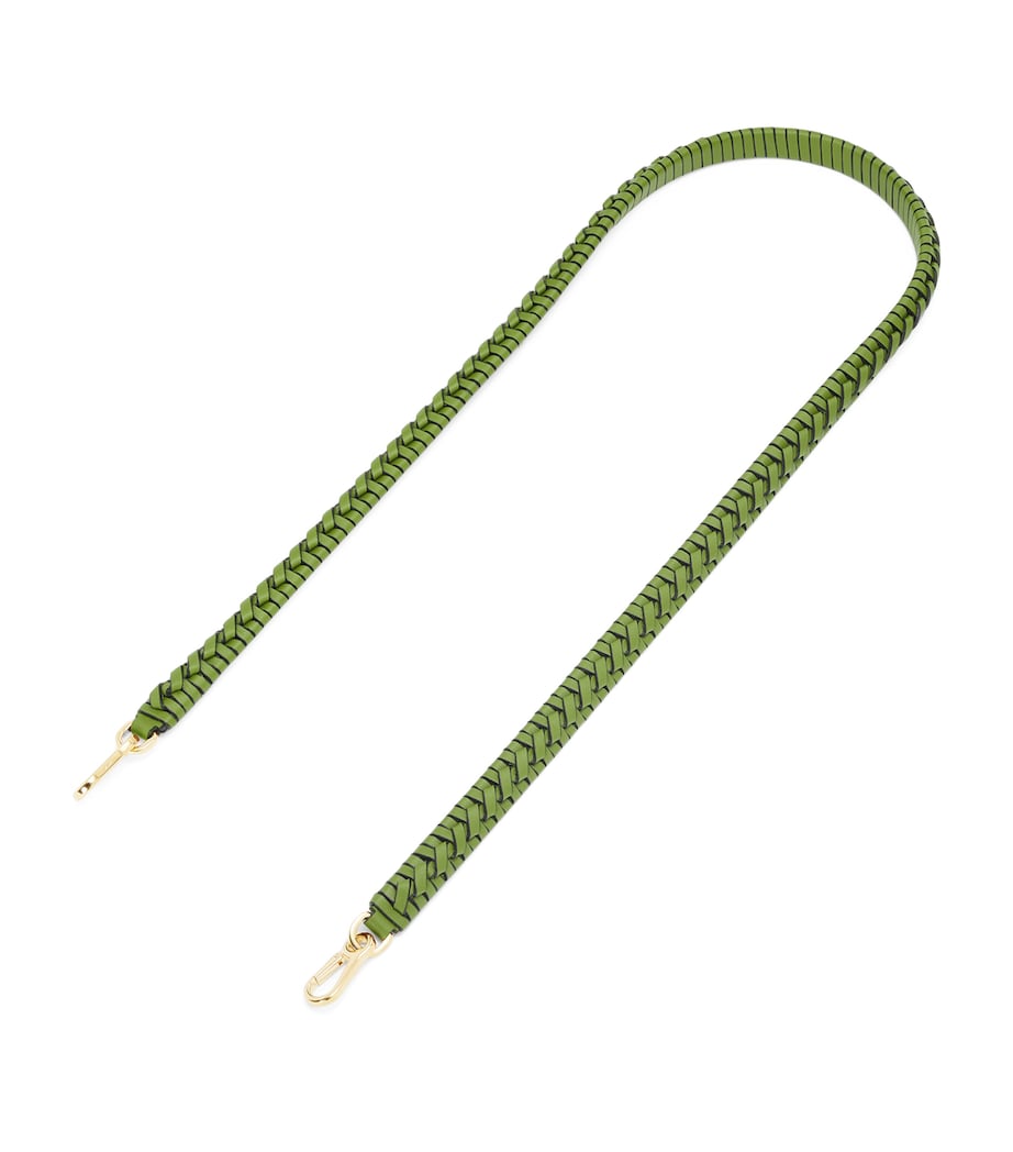 Calfskin Braided Strap SPRING GREEN Image 1