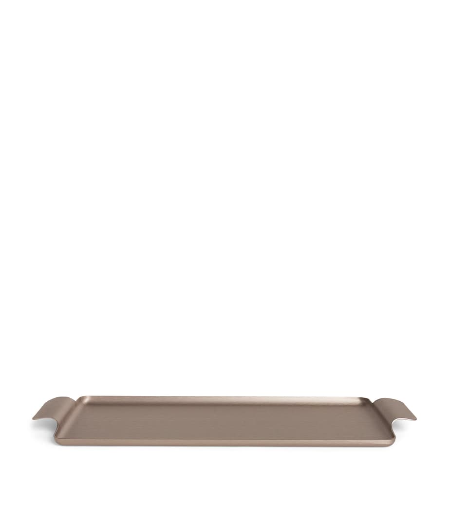 Pressed Serving Tray (17.5cm x 35cm) MOCHA Image 1