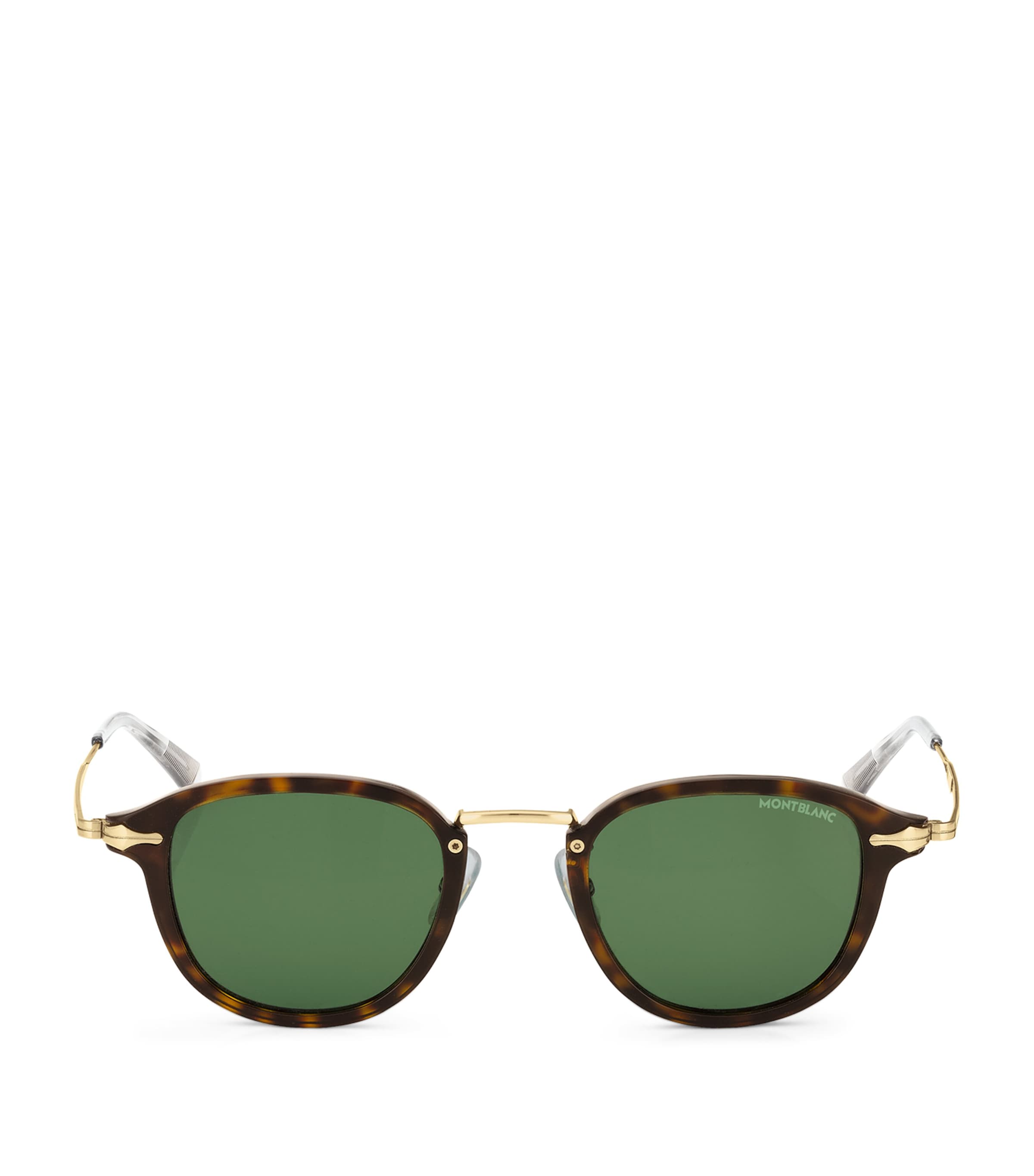 Montblanc Round Havana Sunglasses