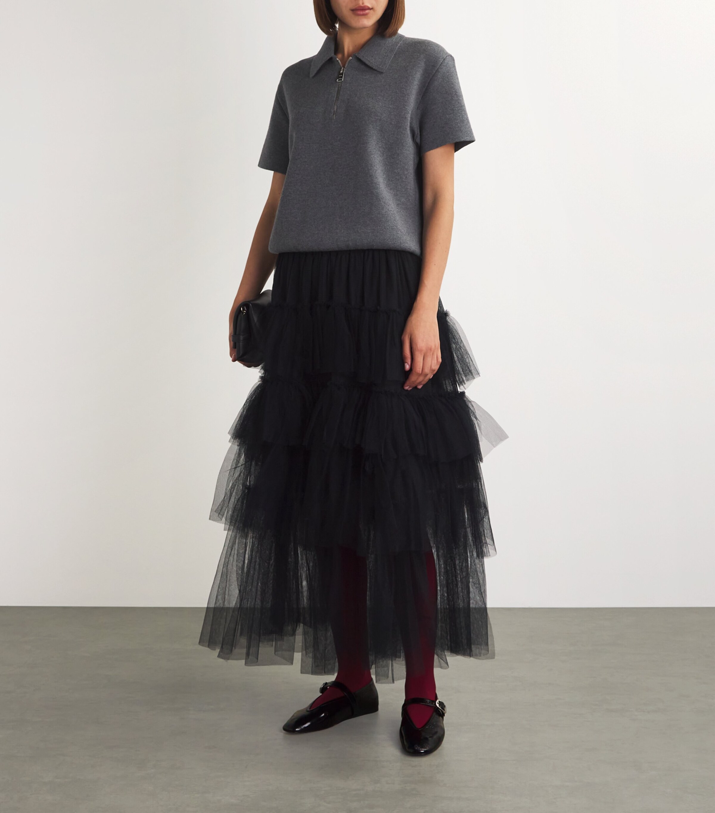 Patent Leather Stella Flats BLACK Image 5