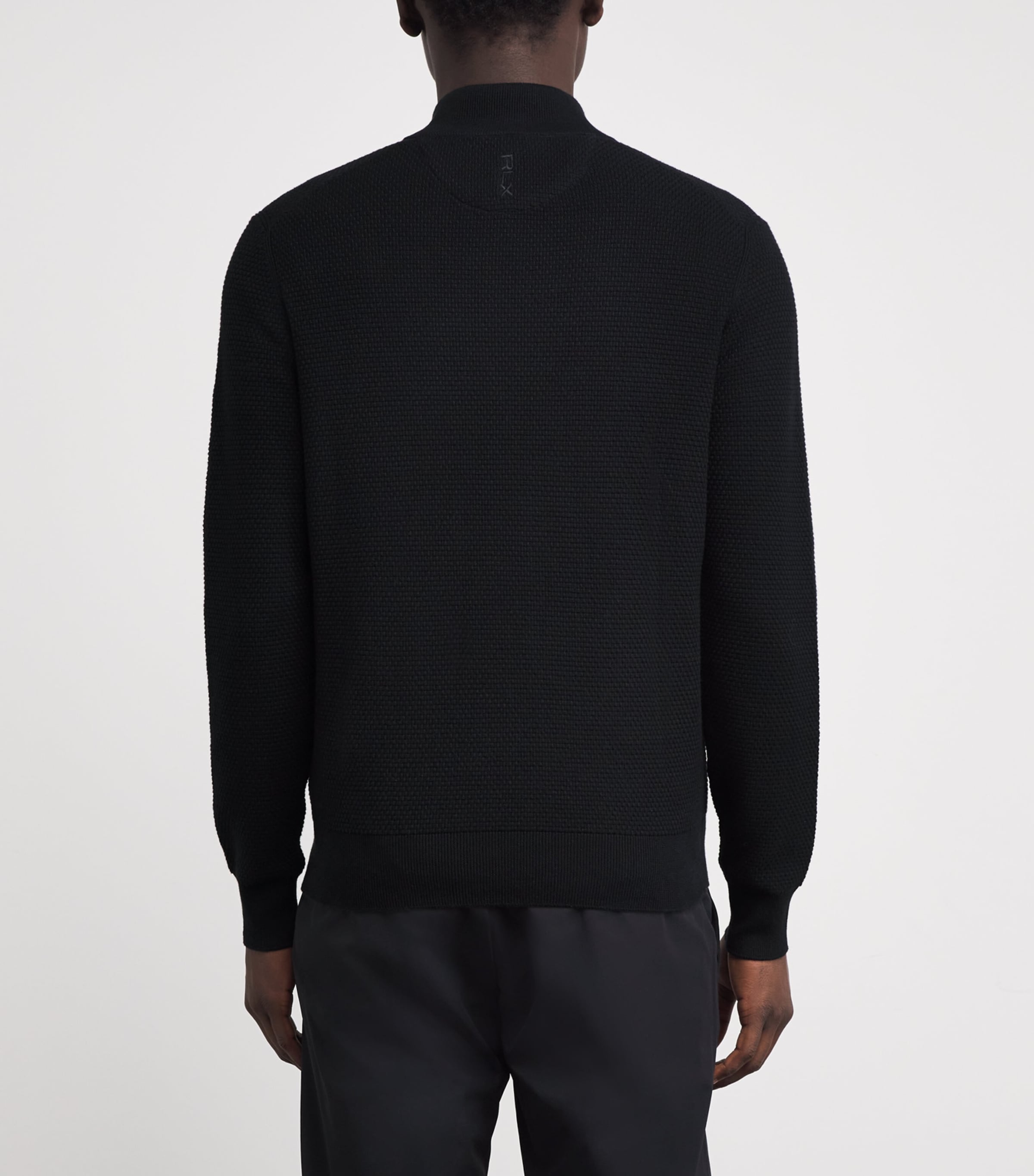 Cotton-Blend Performance Sweater POLO BLACK Image 4