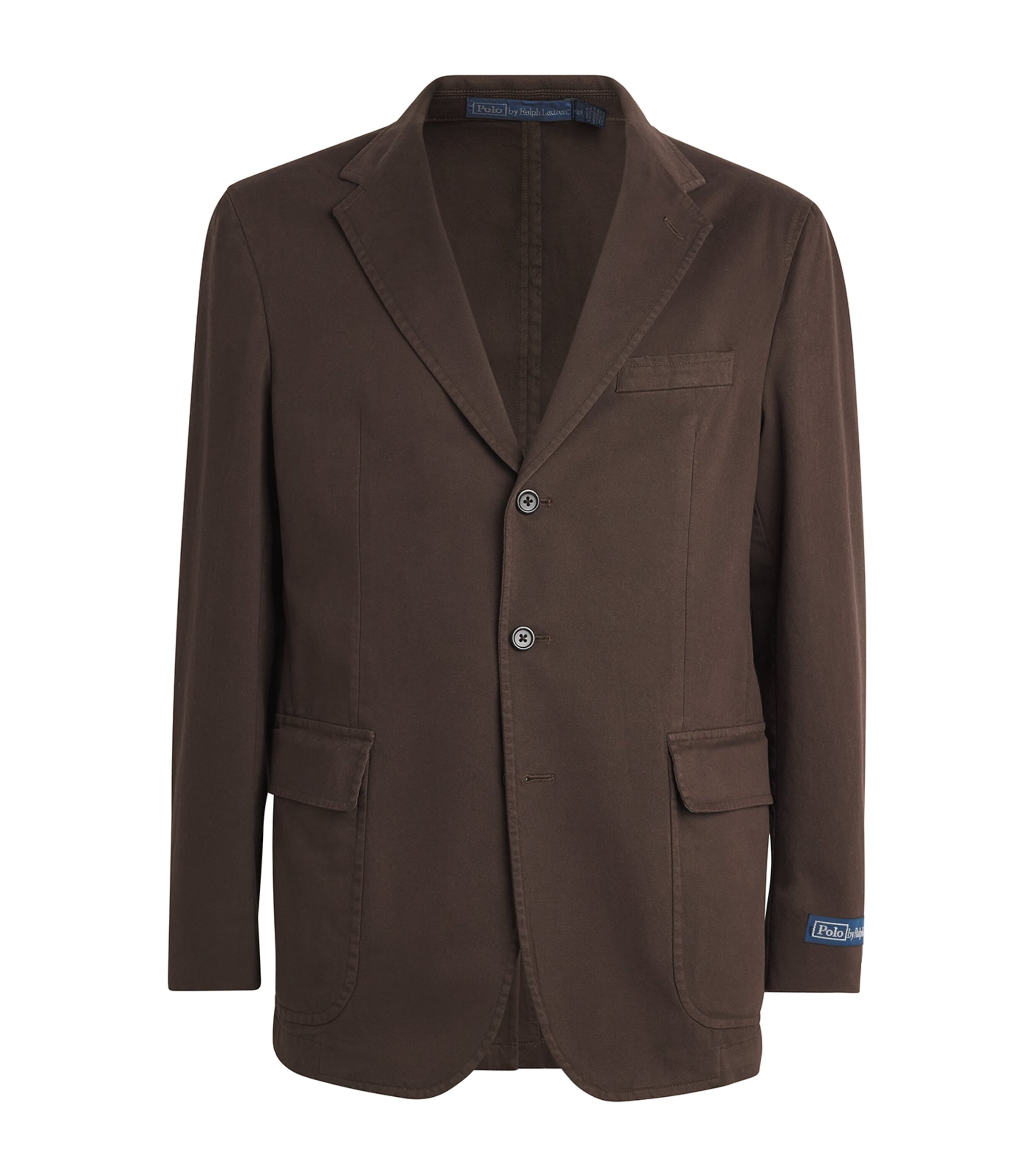 Polo Ralph Lauren Mens Single-Breasted Blazer Brown Image 1
