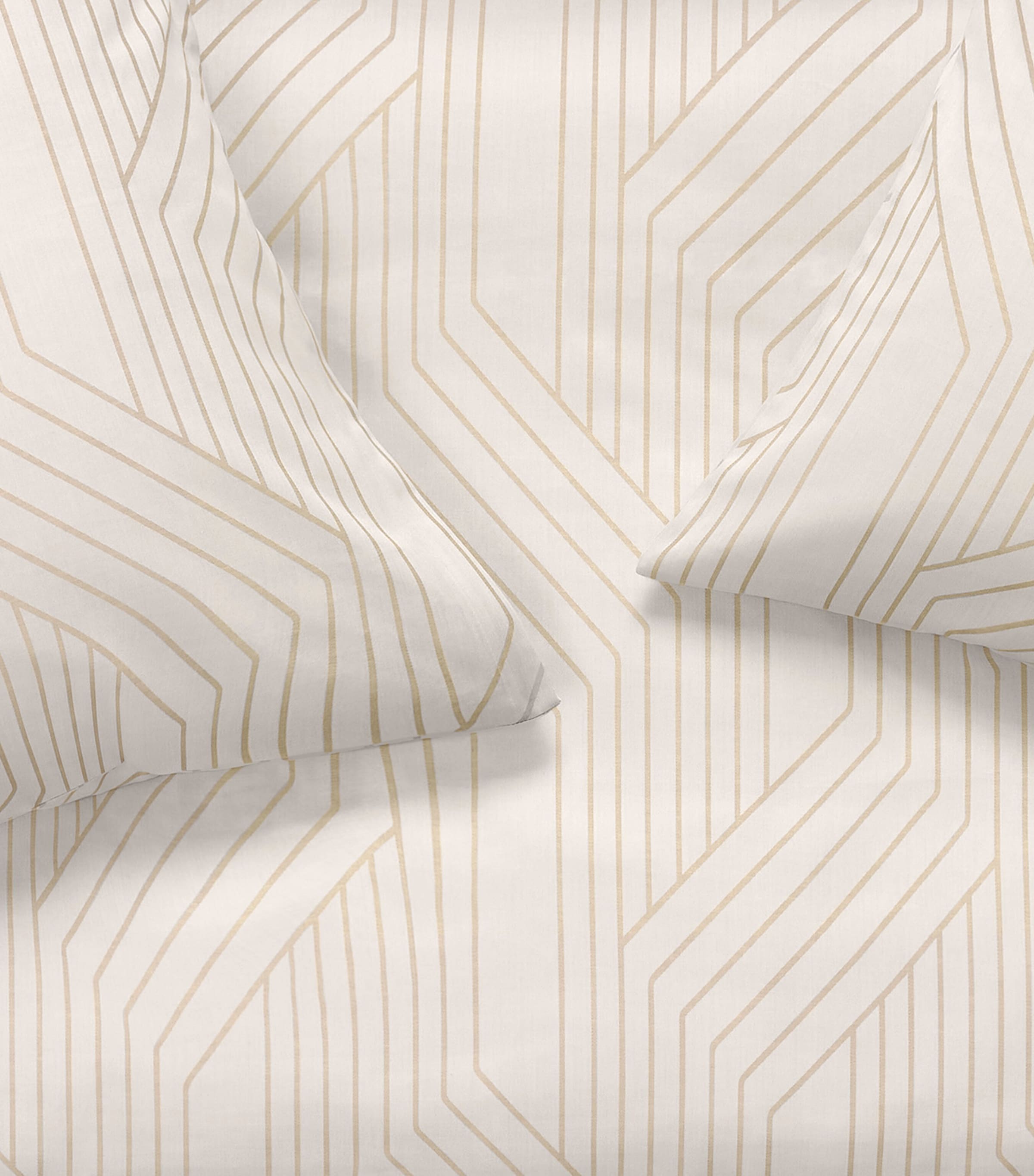 Schlossberg Geometric Ennio King Duvet Cover (220cm x 230cm) Beige Image 4