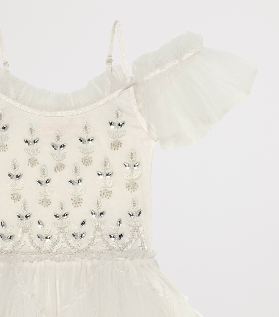 Tulle Embellished Calliope Dress (2-11 Years) MILK Image 3