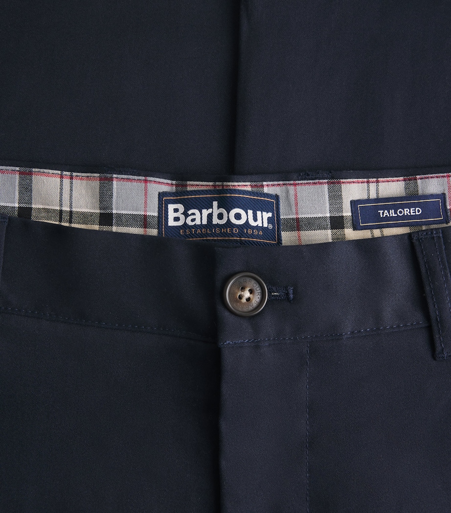 Stretch-Cotton Straight Trousers DARK NAVYNY74 Image 5