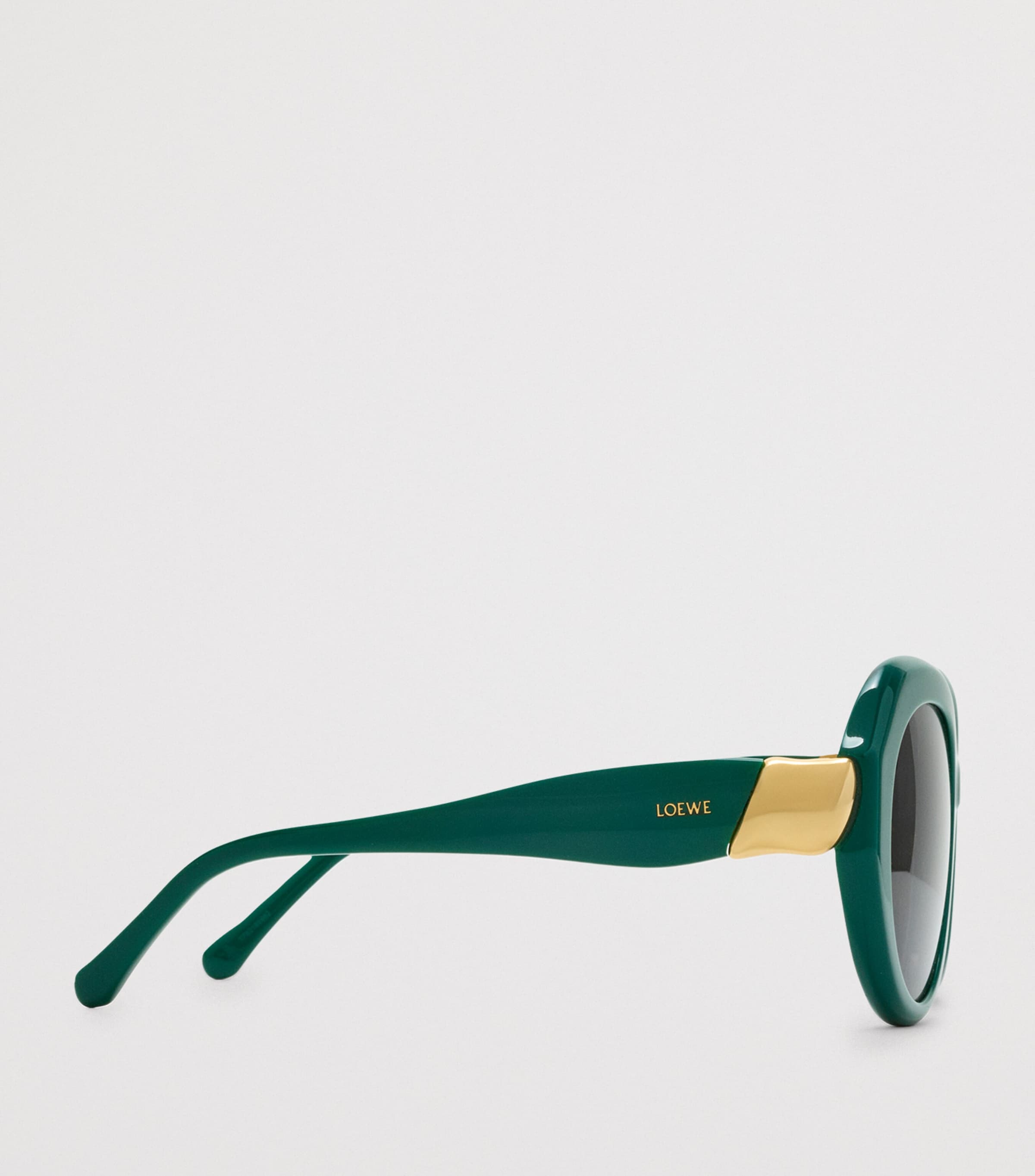 LOEWE Coil Butterfly Sunglasses Emerald Green Image 3