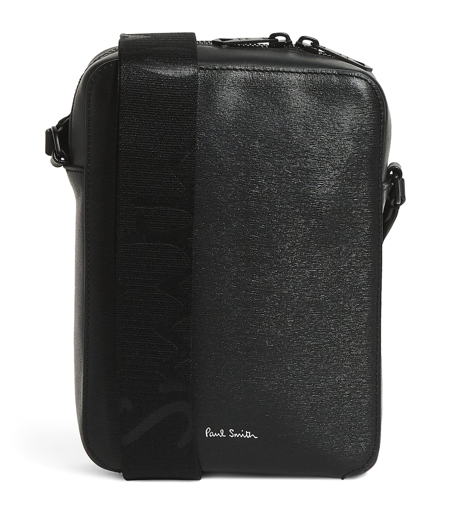 Leather Flight Cross-Body Bag 79_BLACK Image 1