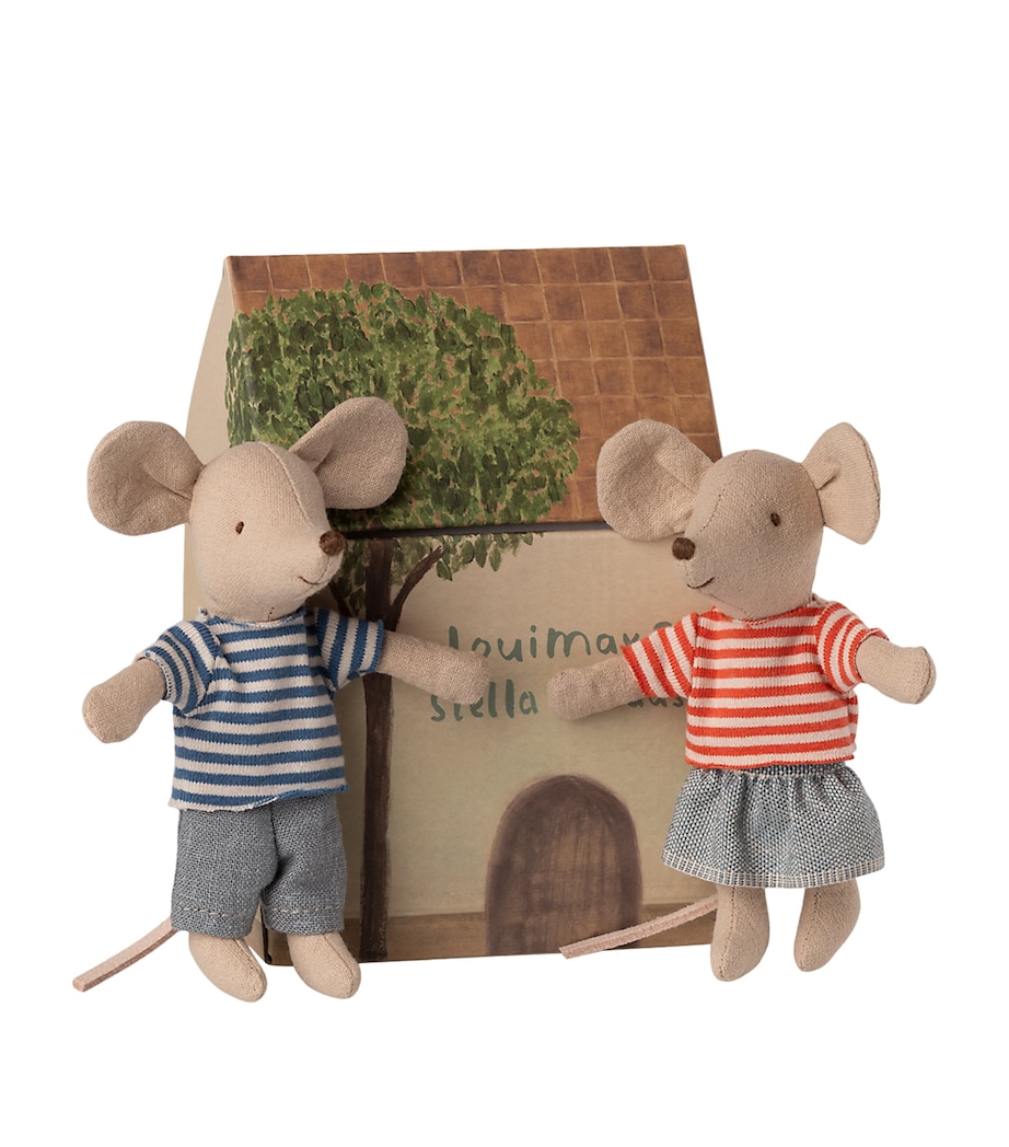Maileg LouiMax and Stella Mice (11cm) Image 4