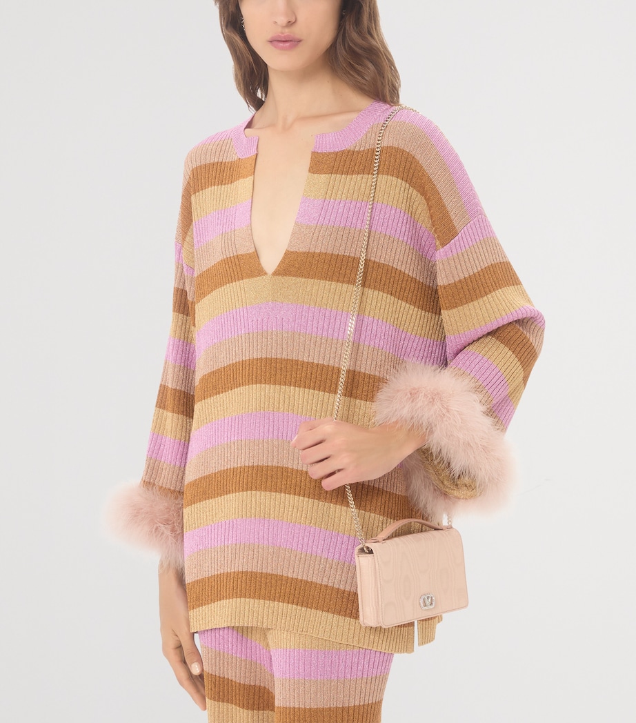 Valentino Garavani Printed Chain Wallet Cxs Image 2