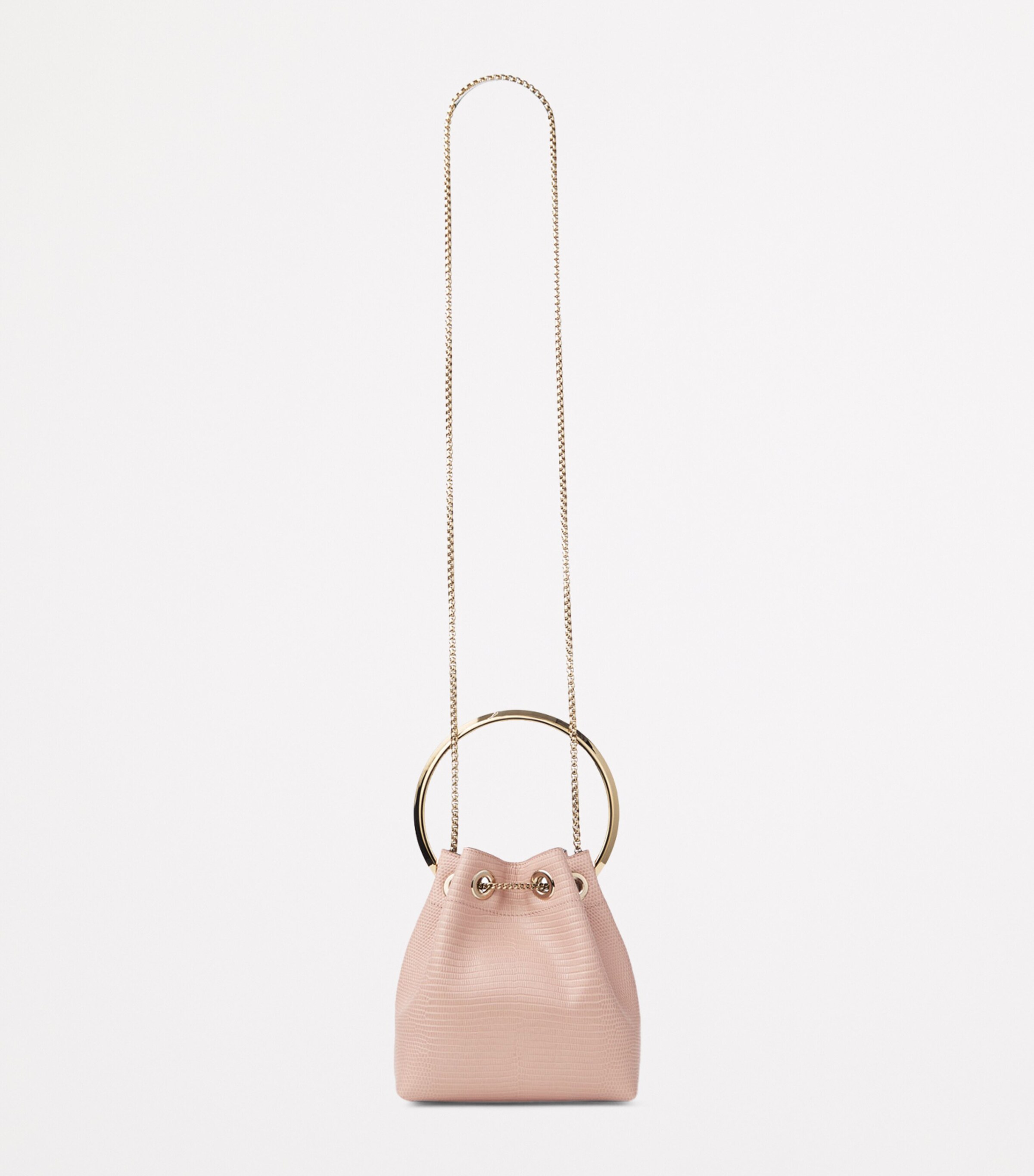 Bon Bon Leather Top-Handle Bag MACARON/LIGHT GOLD Image 4