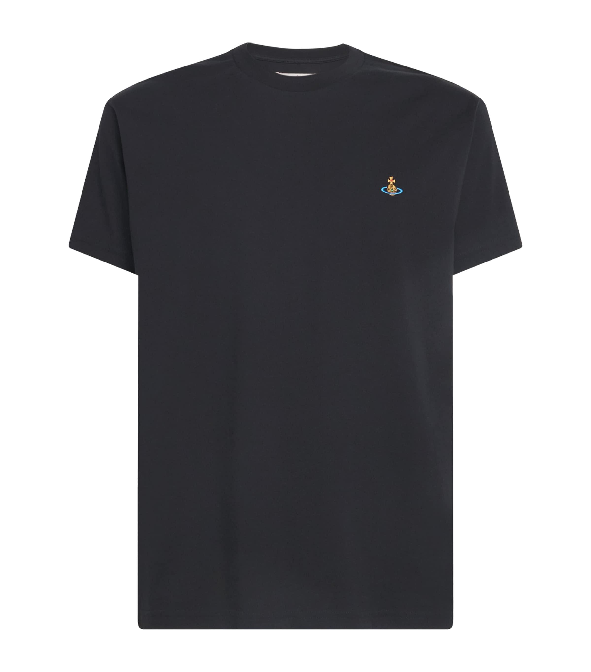 即発 Vivienne Westwood 半袖 Tシャツ BOXY M 黒 ORB コットン Vivienne Westwood ヴィヴィアンウエストウッド Orb T-Shirts