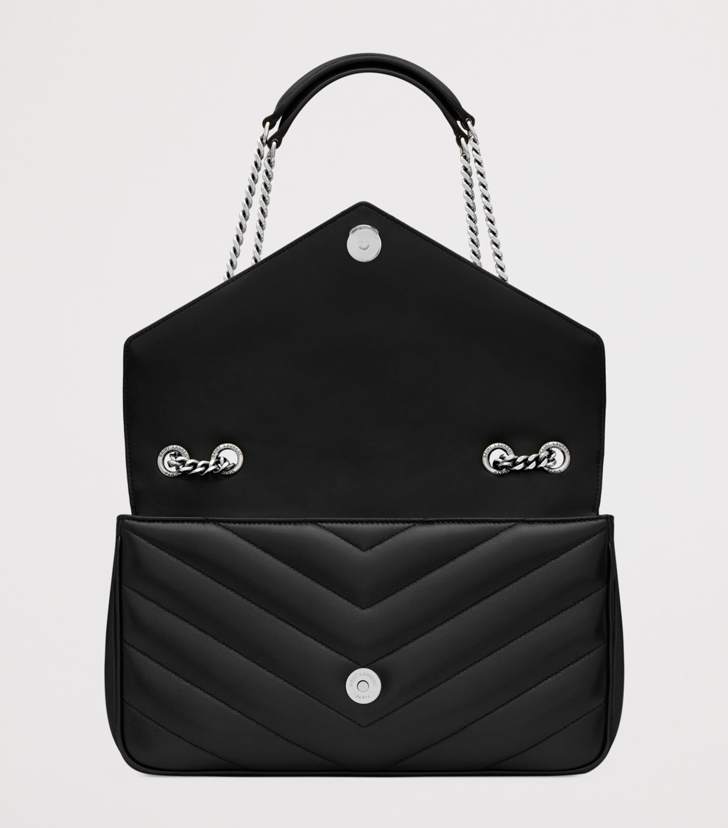Saint Laurent Medium Matelassé Lambskin Loulou Shoulder Bag