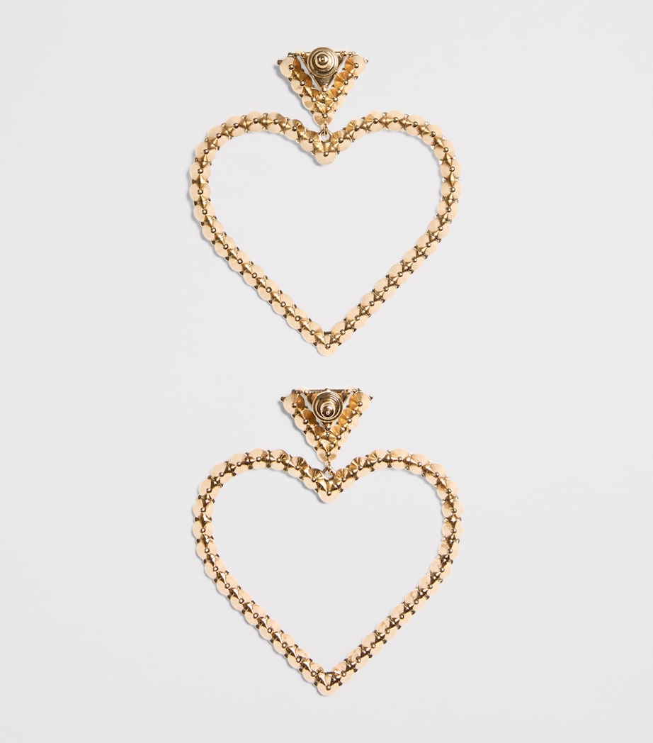 Valentino Garavani Crystal Coeur Royal Earrings Image 3